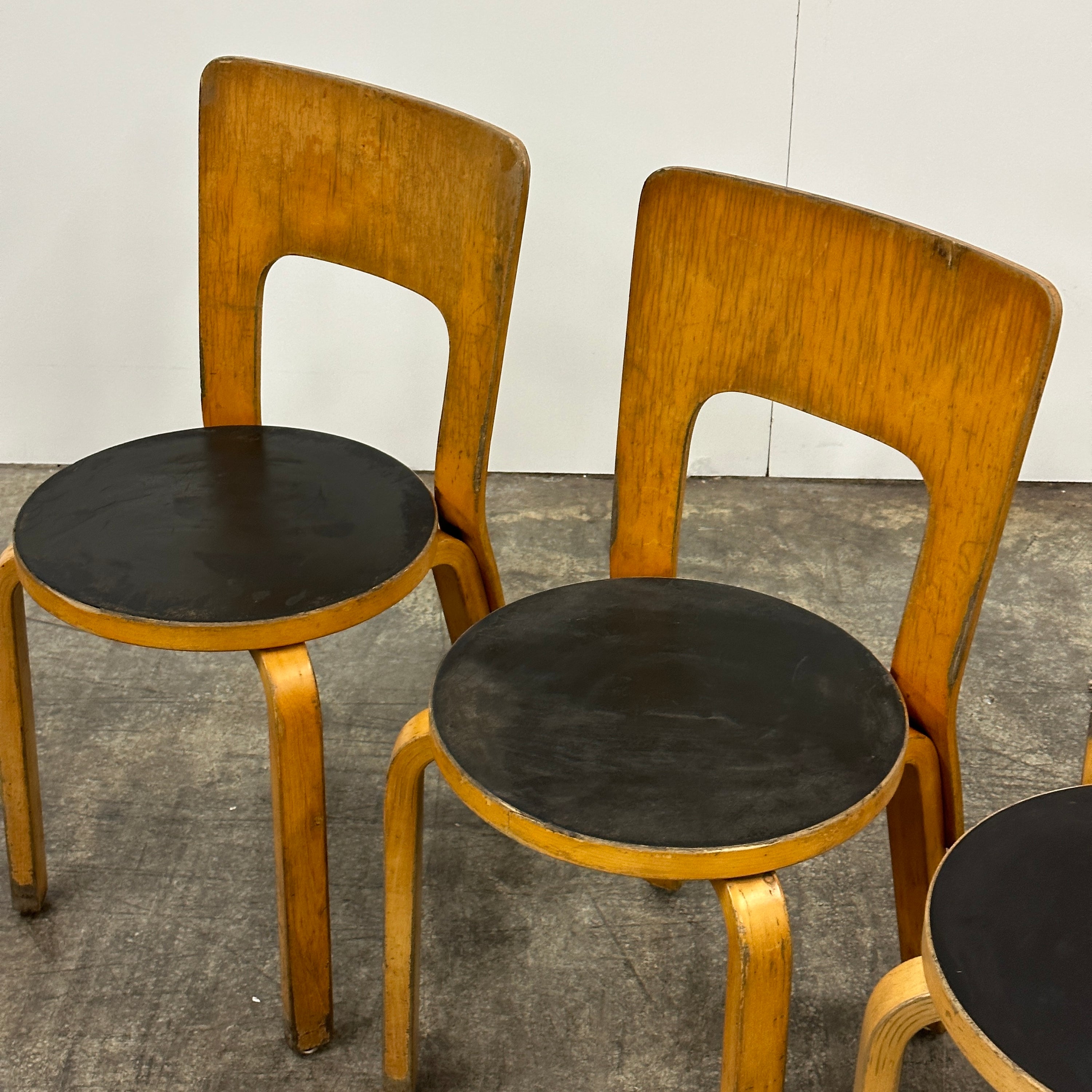 Model 66 Chairs by Alvar Aalto for Artek