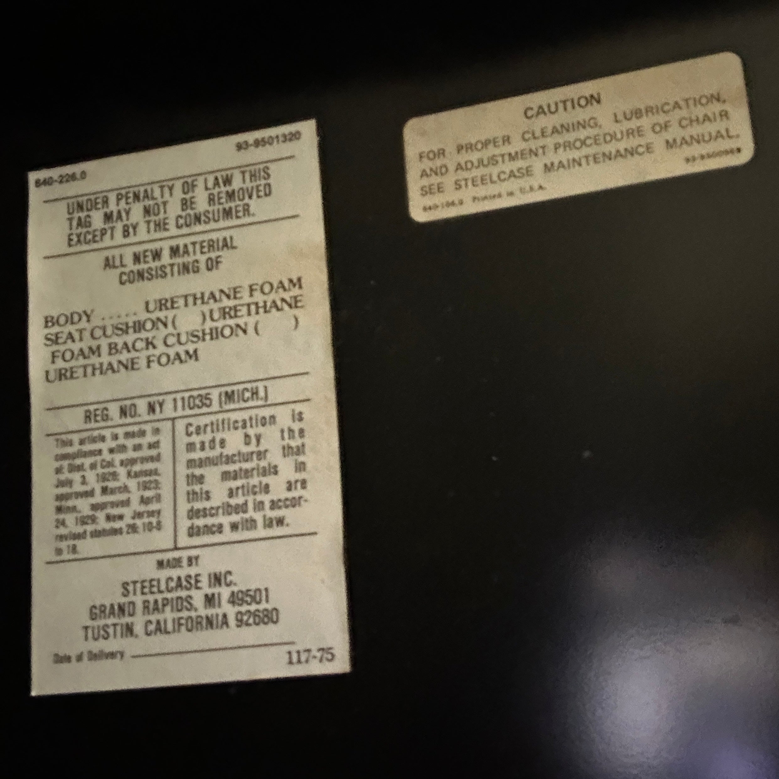 Modular Ganging Elysee Chair by Steelcase