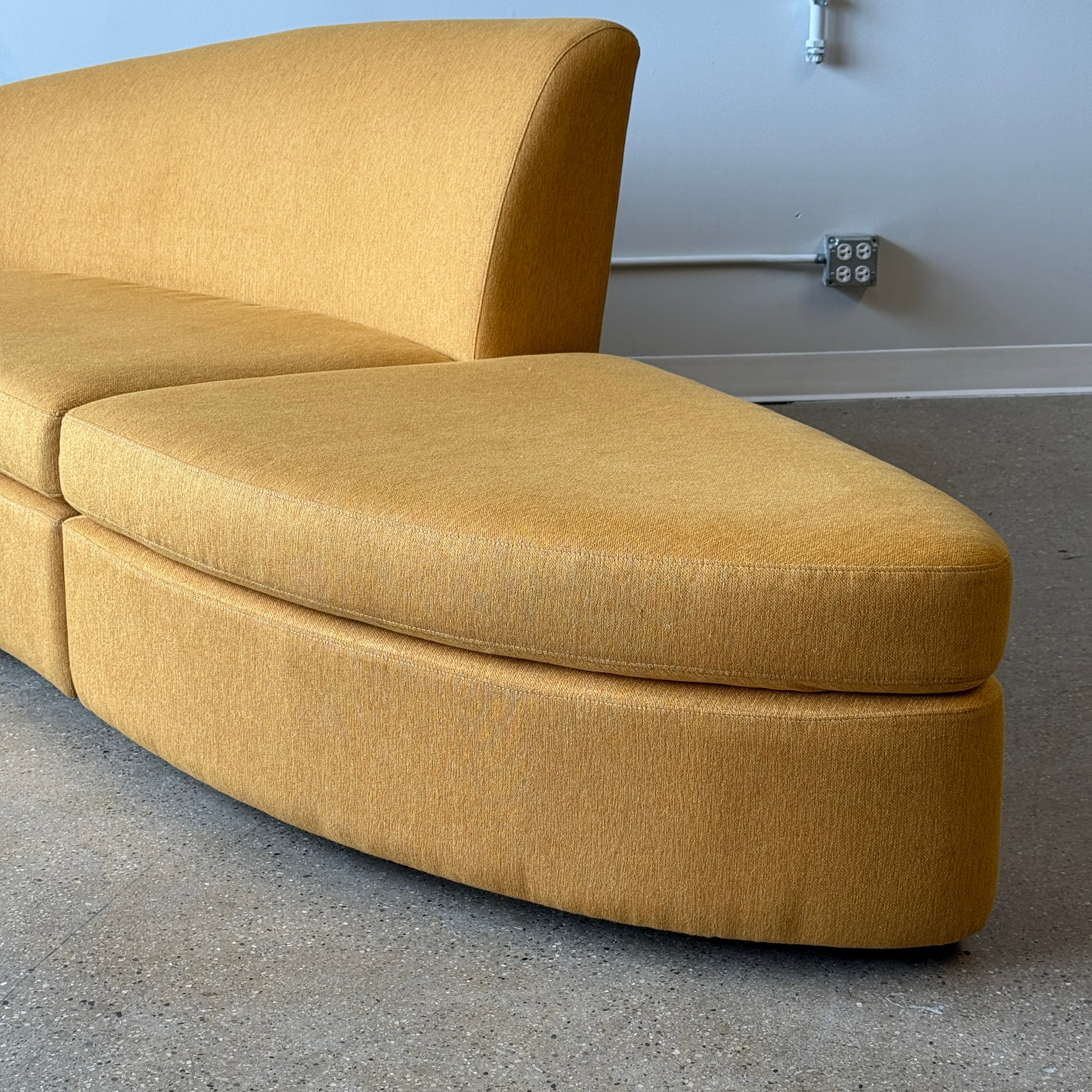 Serpentine Wave Sofa by Vladimir Kagan for American Leather