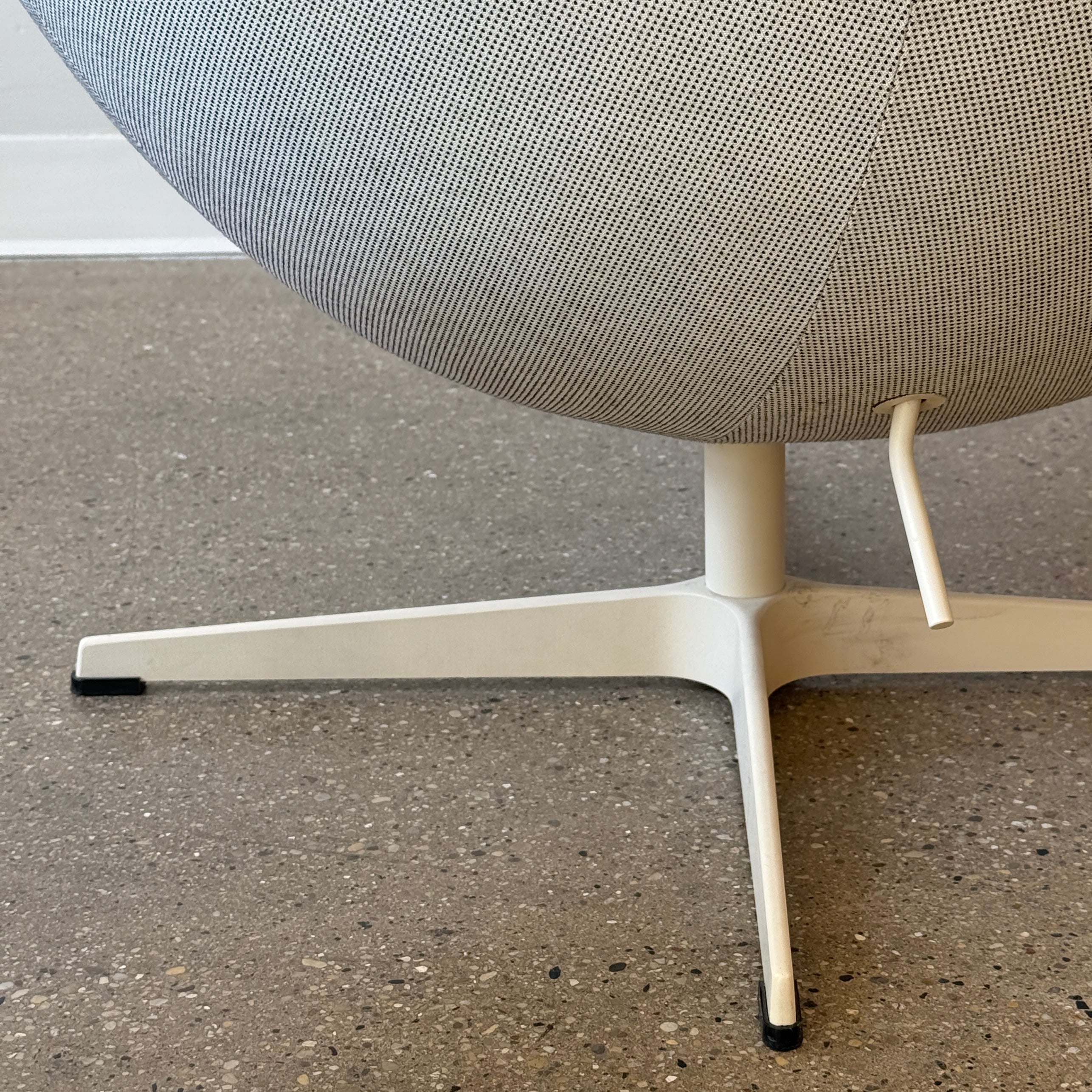 Egg Chair + Ottoman by Arne Jacobsen for Fritz Hansen