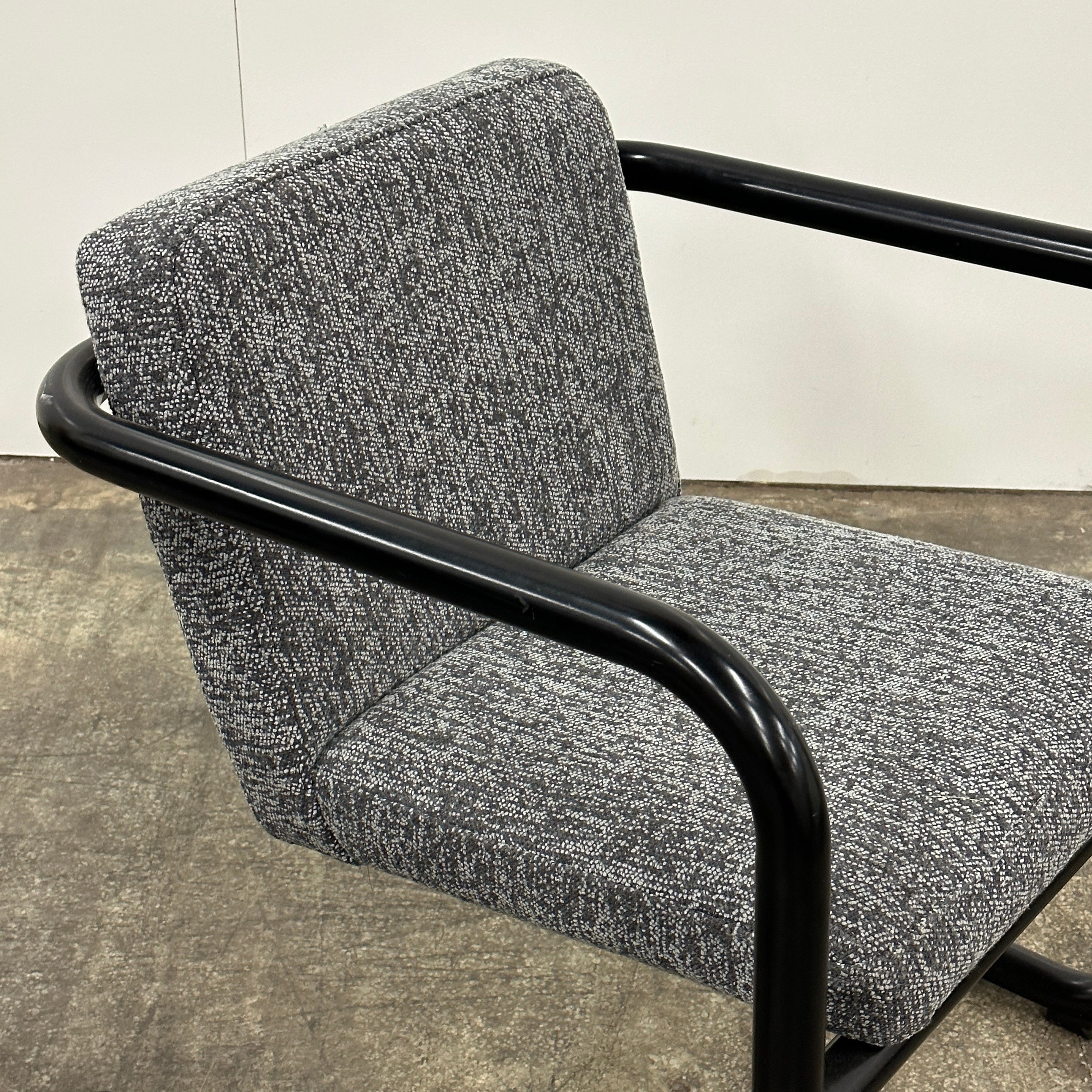 Cantilever Tubular Chairs by Kinetics