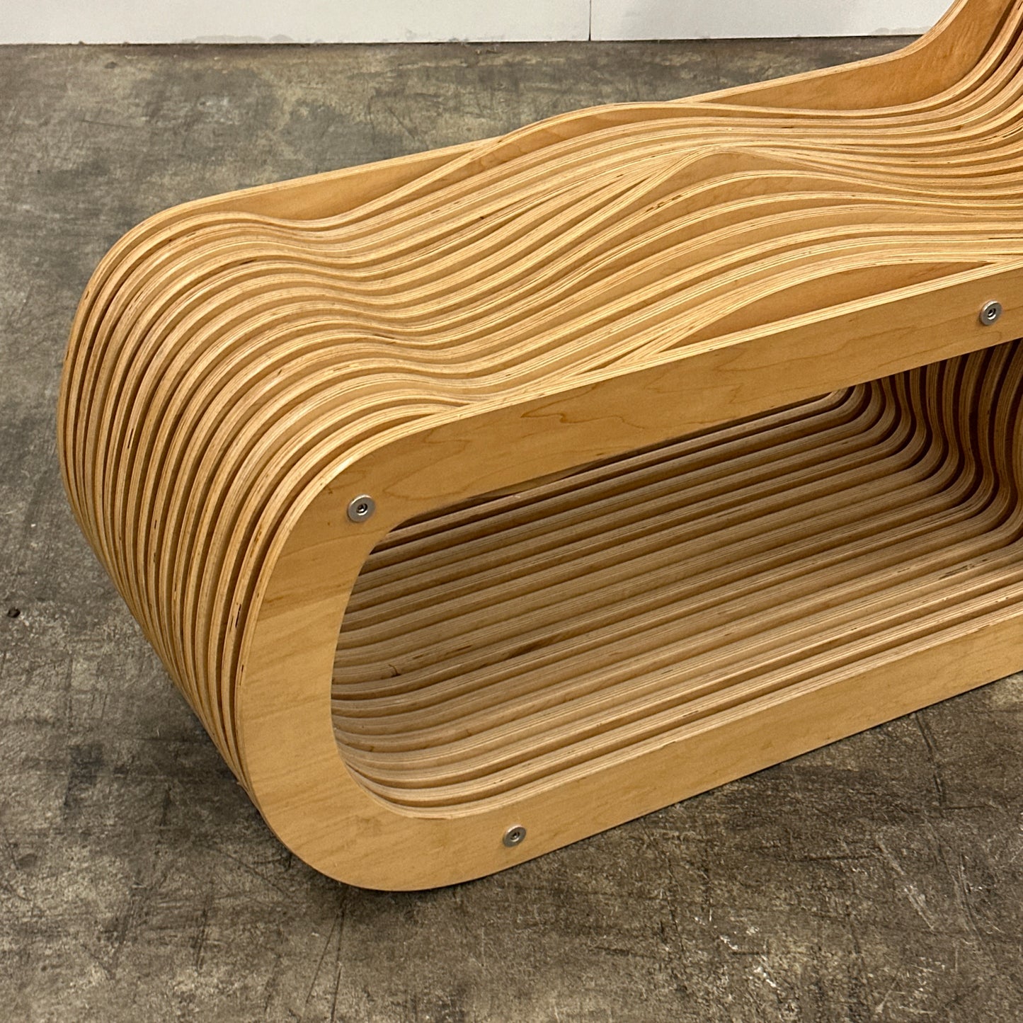 Studio Made Biomorphic Slat Chaise