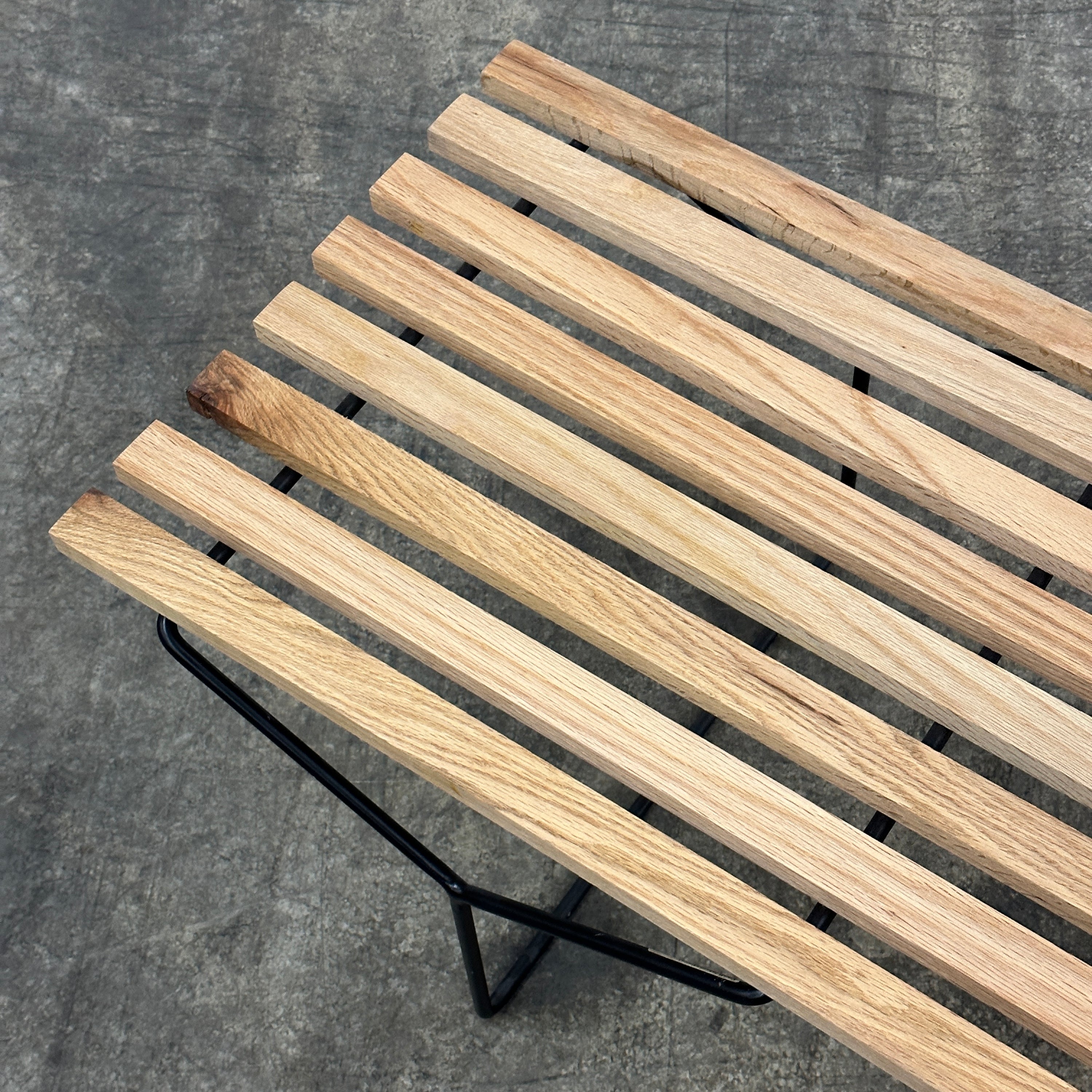 Slat Bench by Harry Bertoia for Knoll