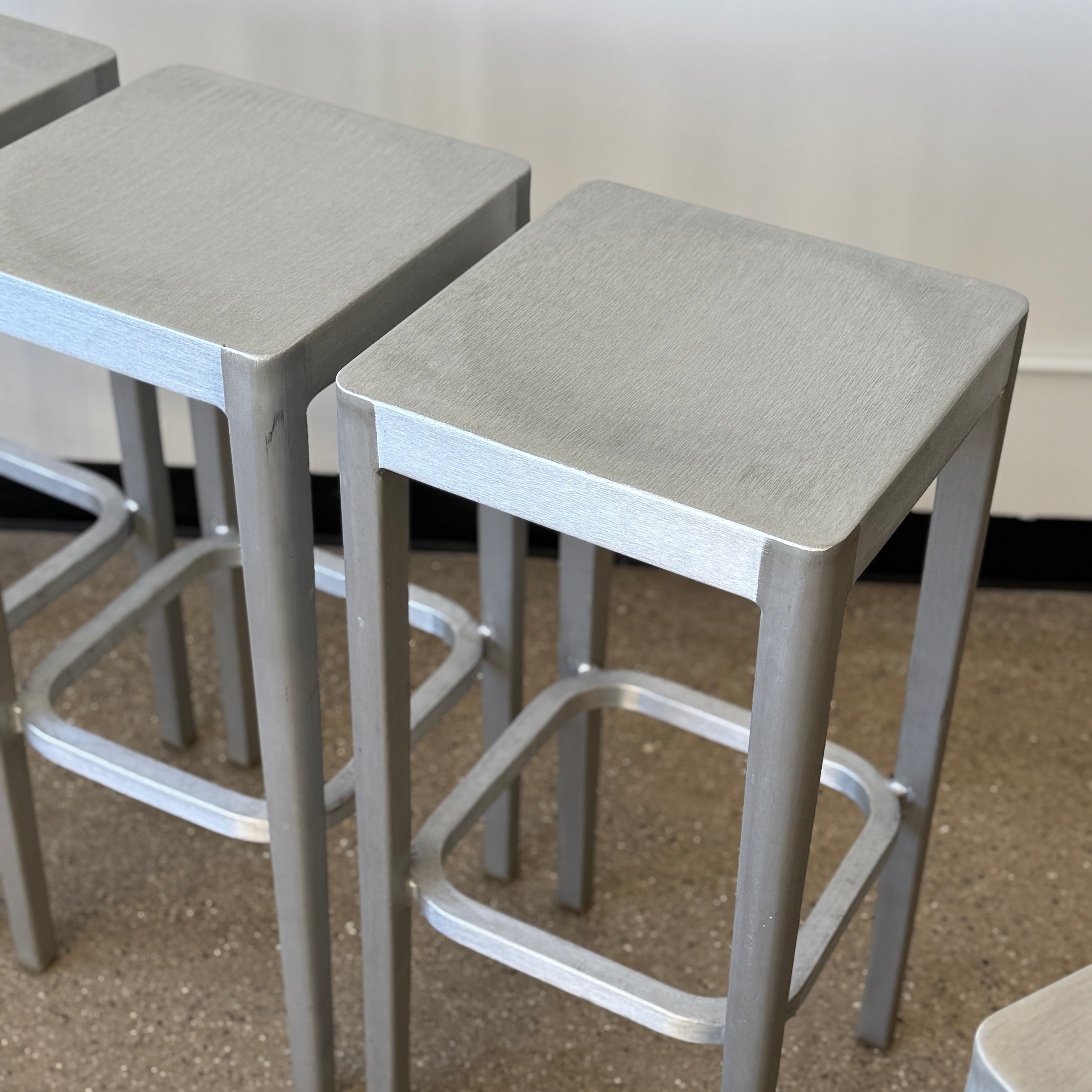 Aluminum Stools by Philippe Starck for Emeco
