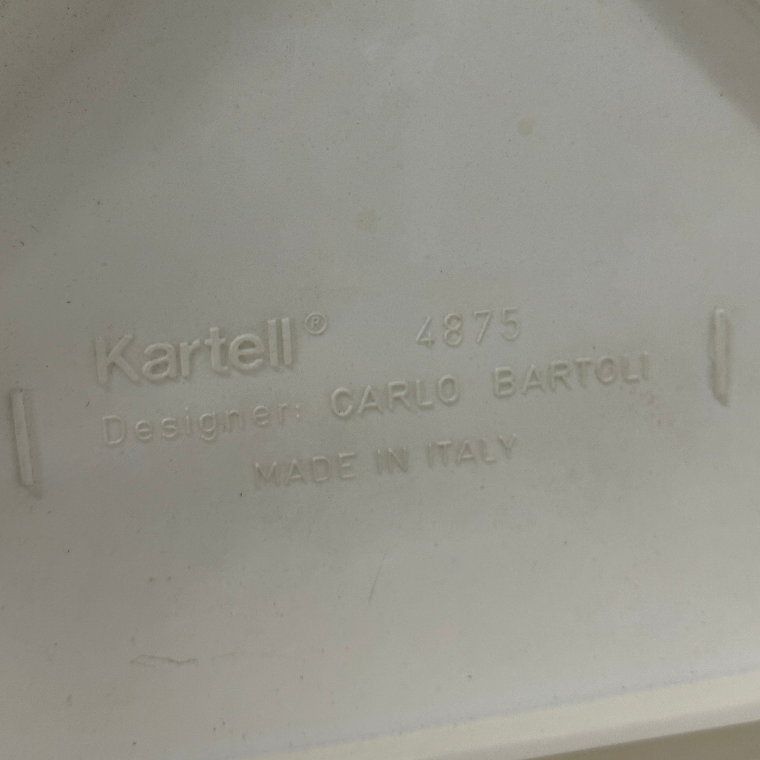 4875 Chairs by Carlo Bartoli for Kartell