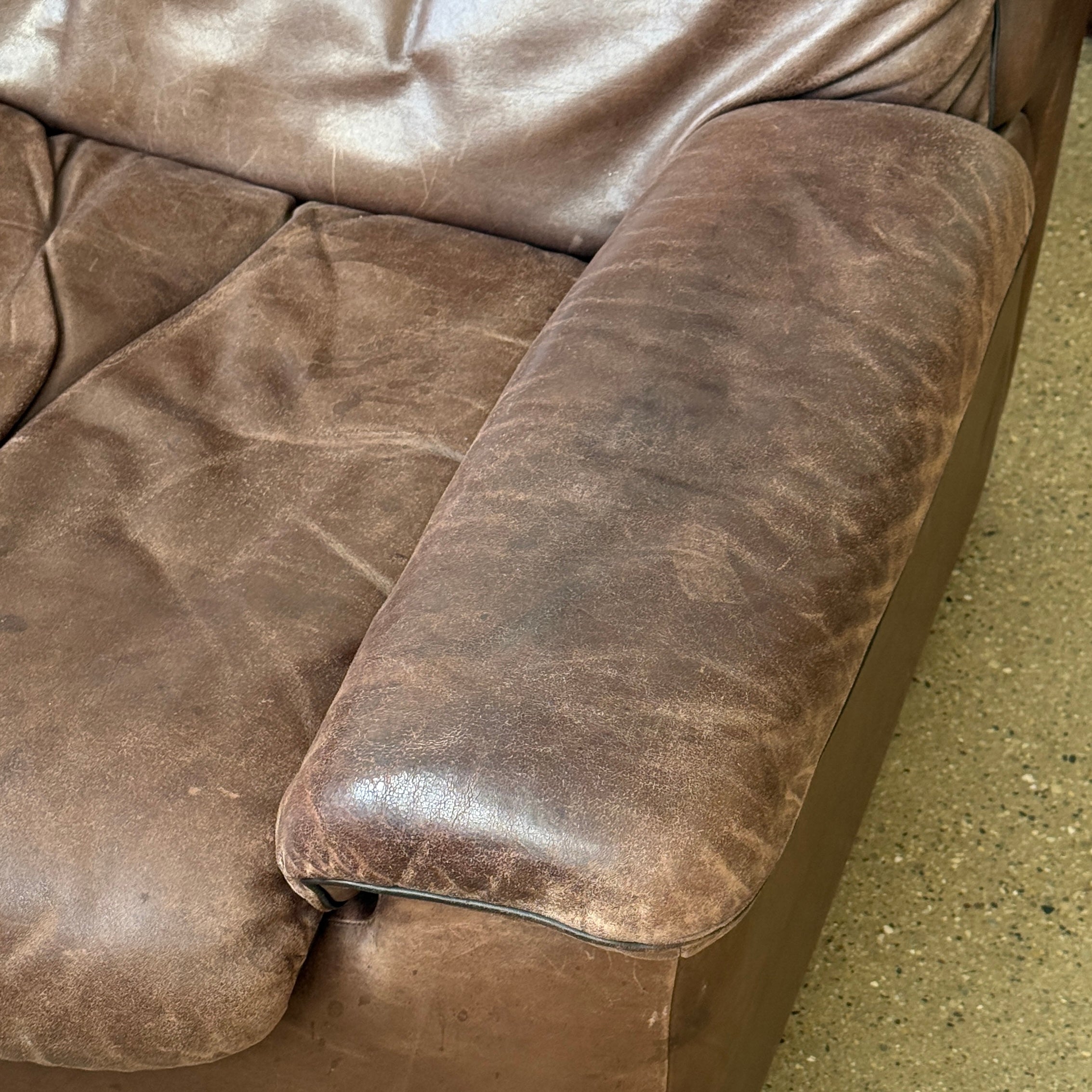 DS-66 Leather Lounge Chairs by De Sede