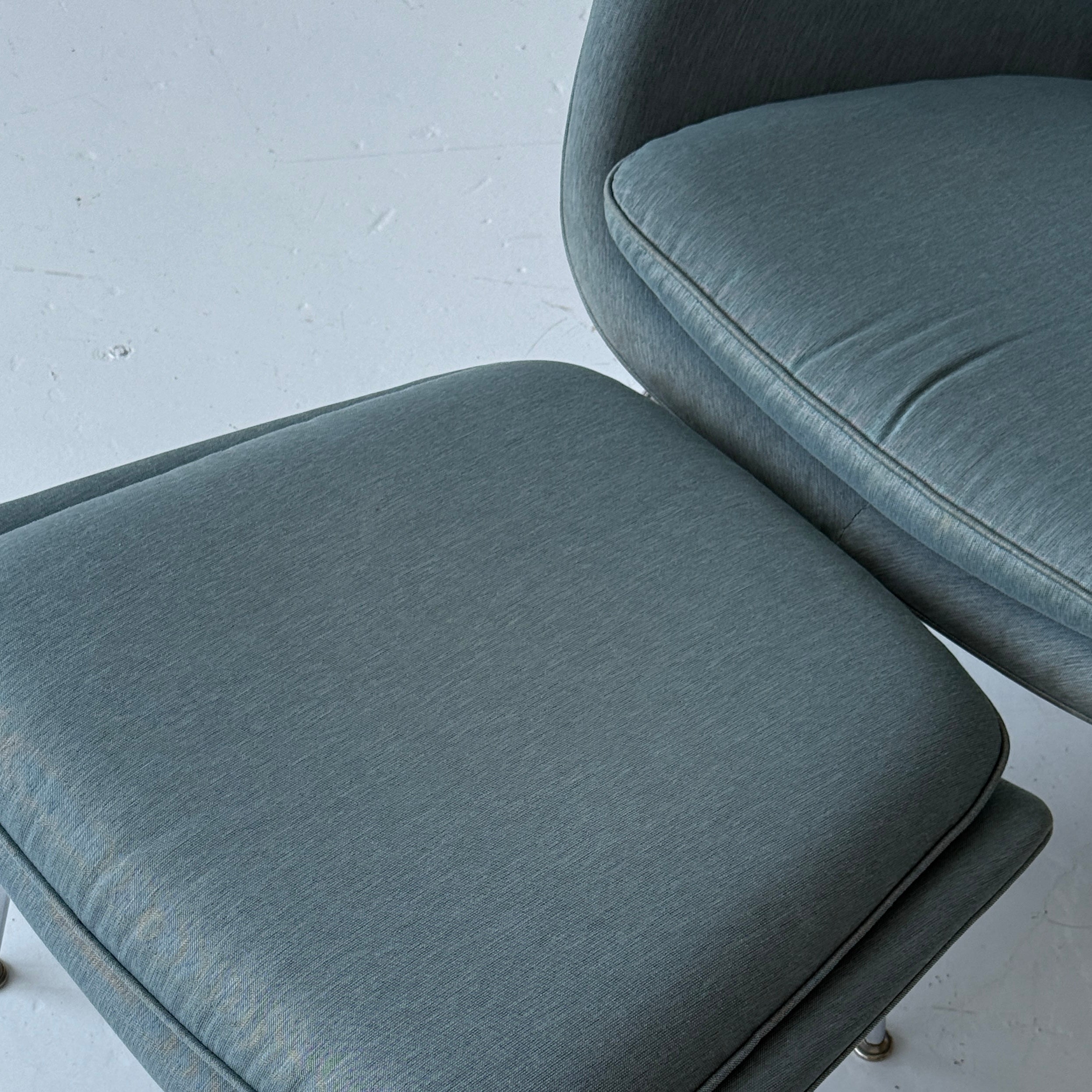 Womb Chair + Ottoman by Eero Saarinen for Knoll