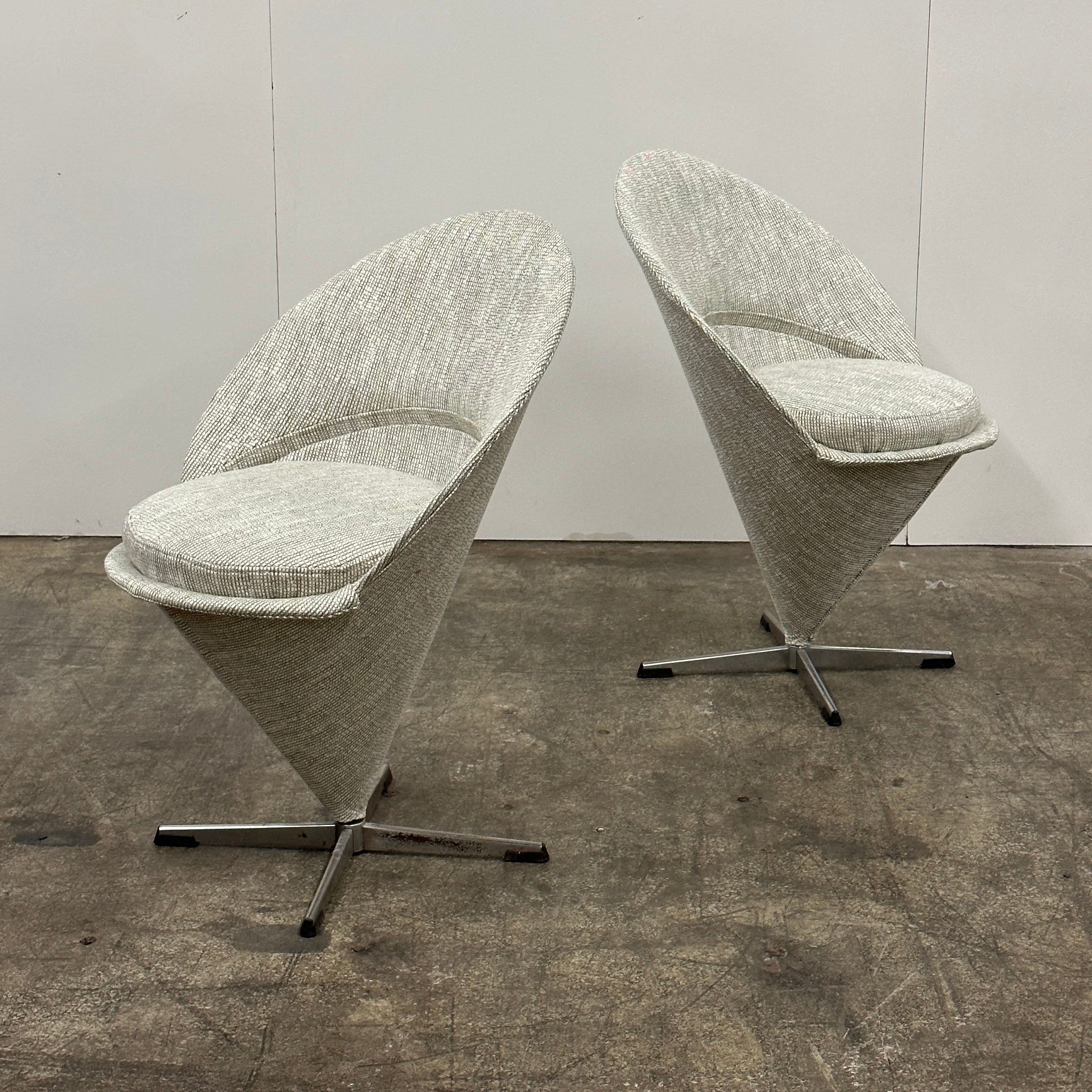 Cone Chairs by Verner Panton for Plus Linje