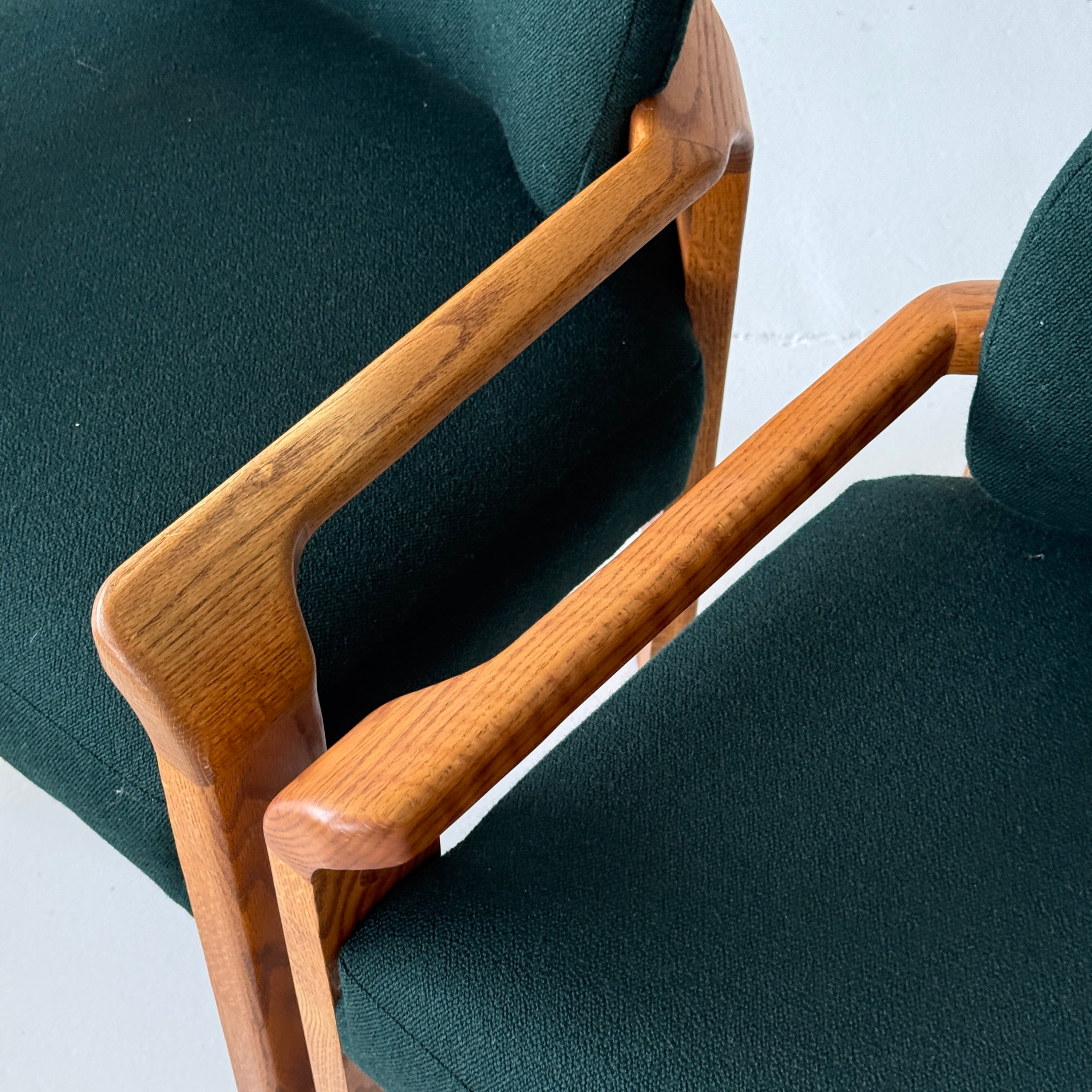 Brutalist Sculpted Dining Chairs by Lou Hodges for Generation 80