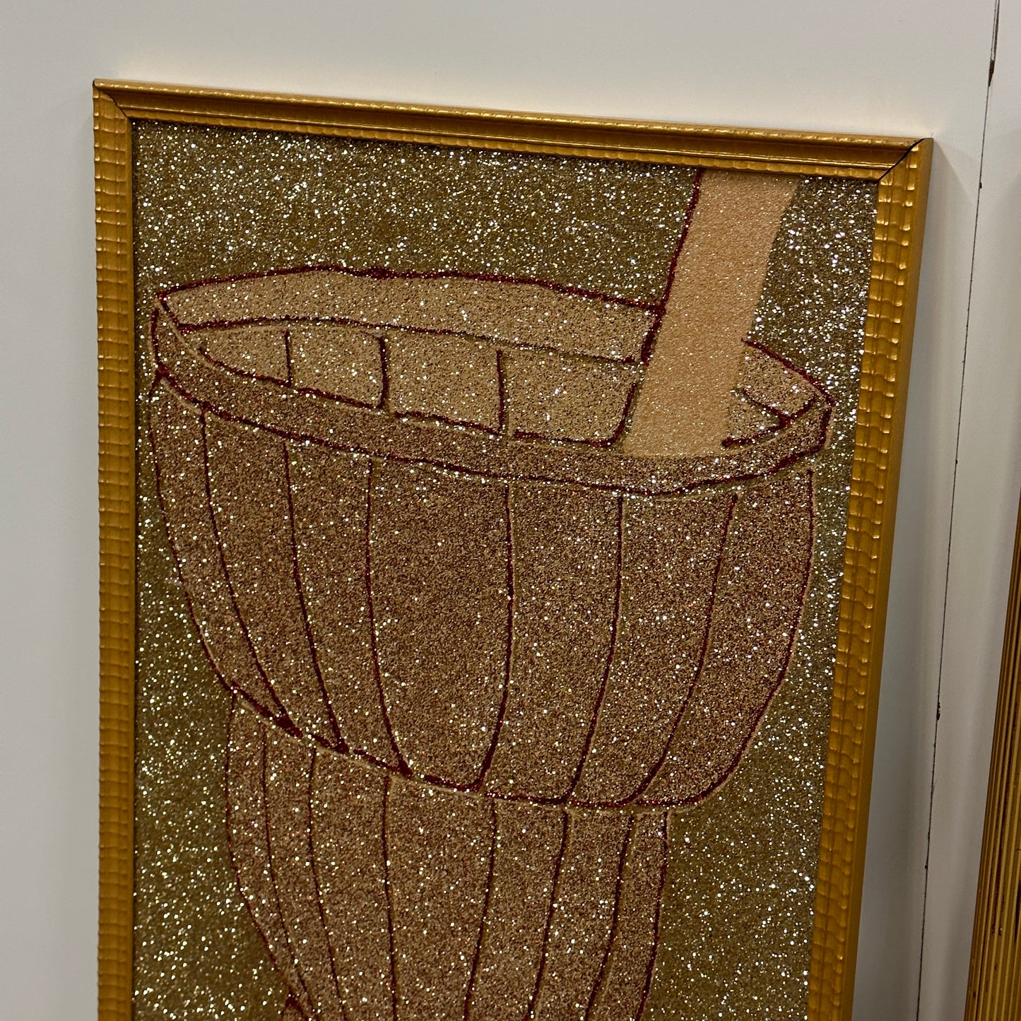 Vintage Glitter Cocktail Art