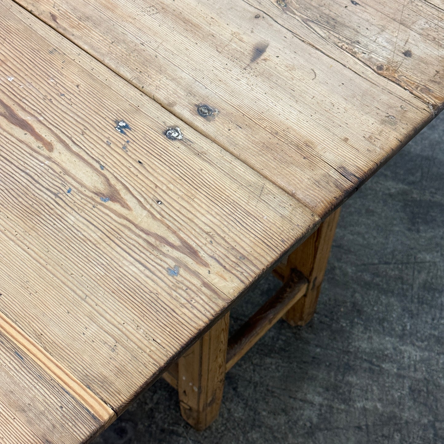Antique Swedish Drop Leaf Dining Table