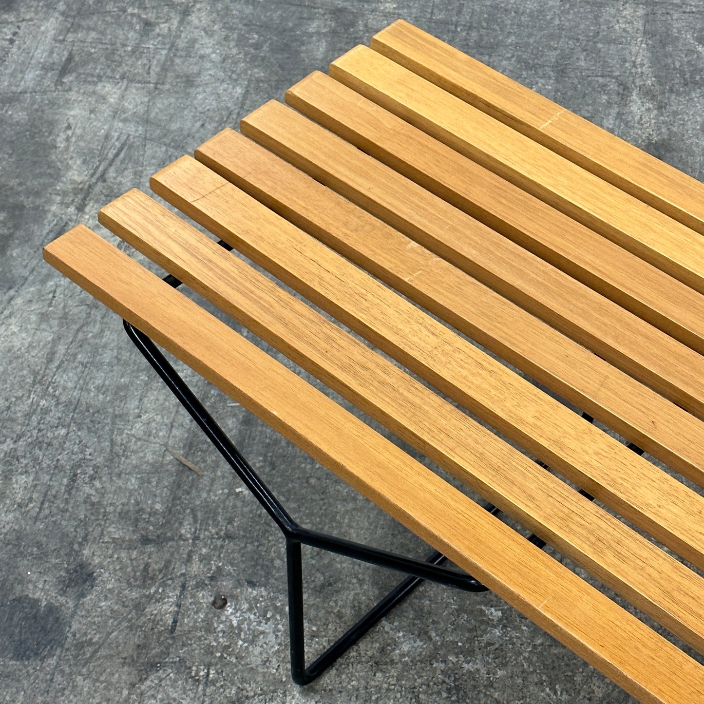 Slat Bench by Harry Bertoia for Knoll