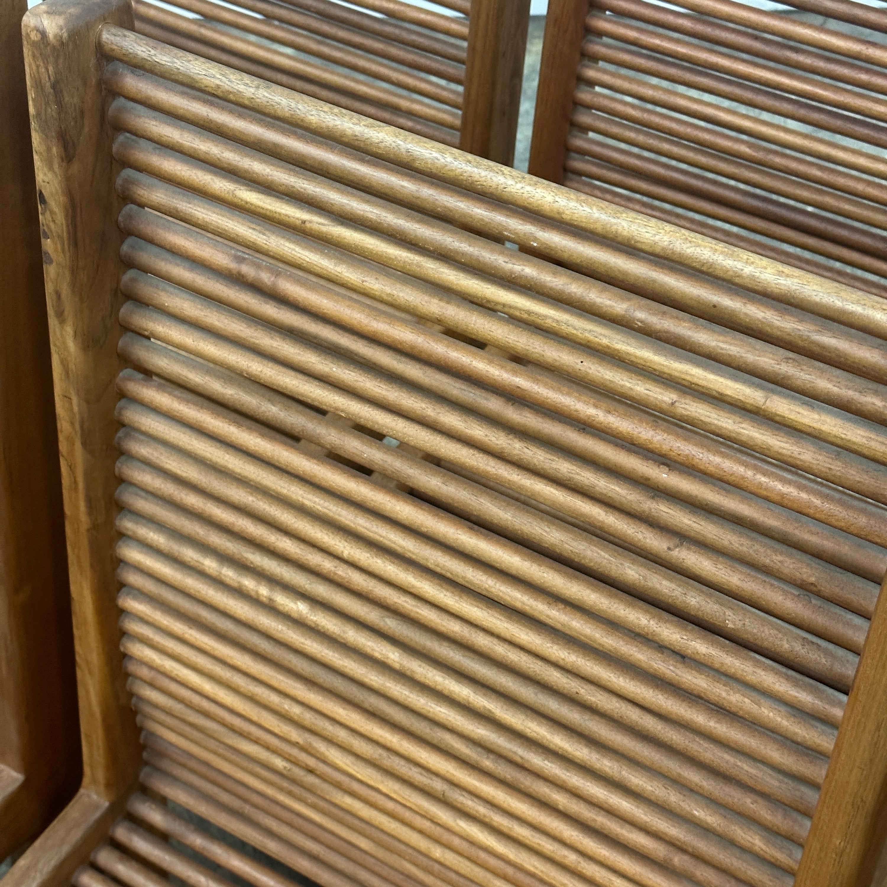 Highback Spindle Dowel Oak Dining Chairs by Stephen Hynsom