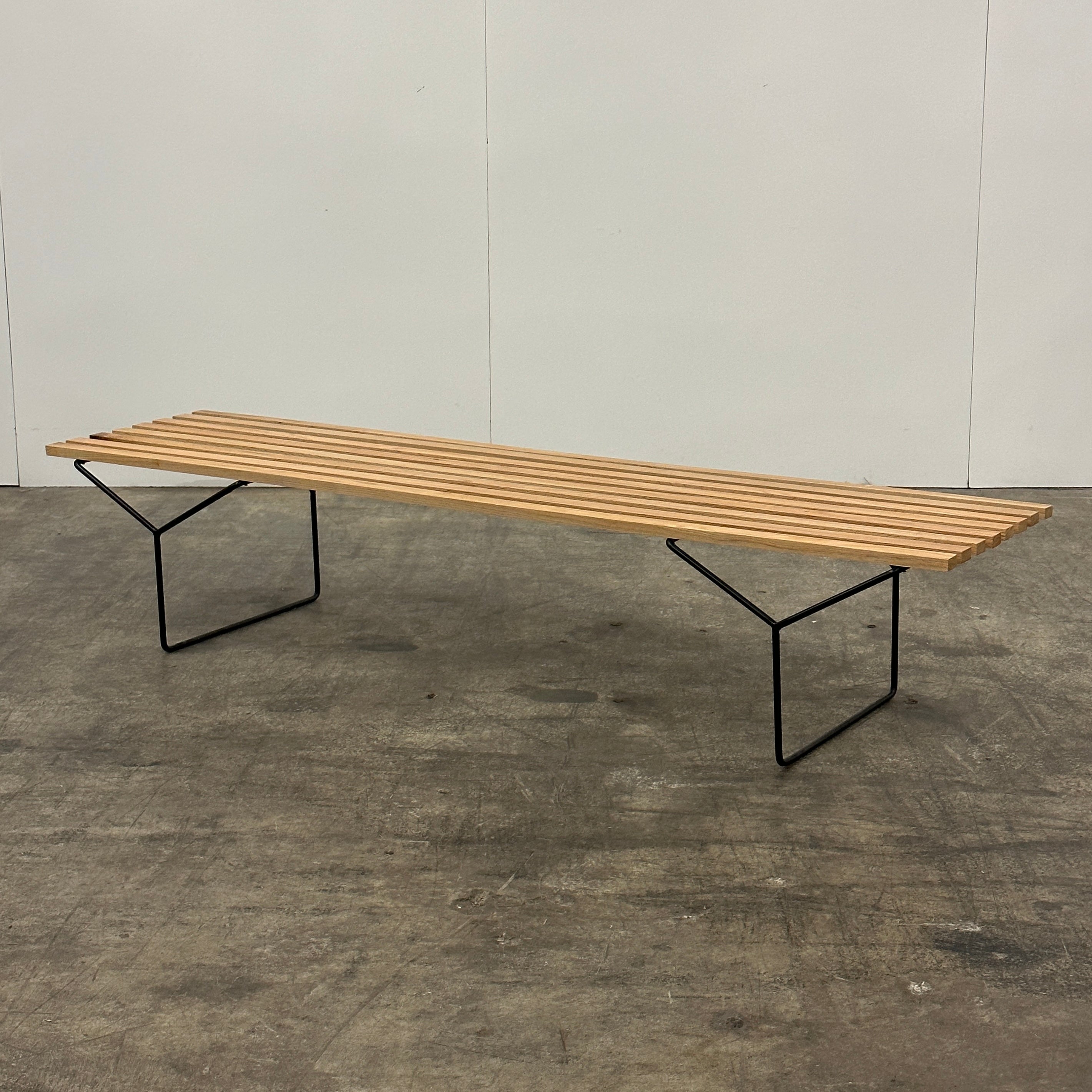 Slat Bench by Harry Bertoia for Knoll