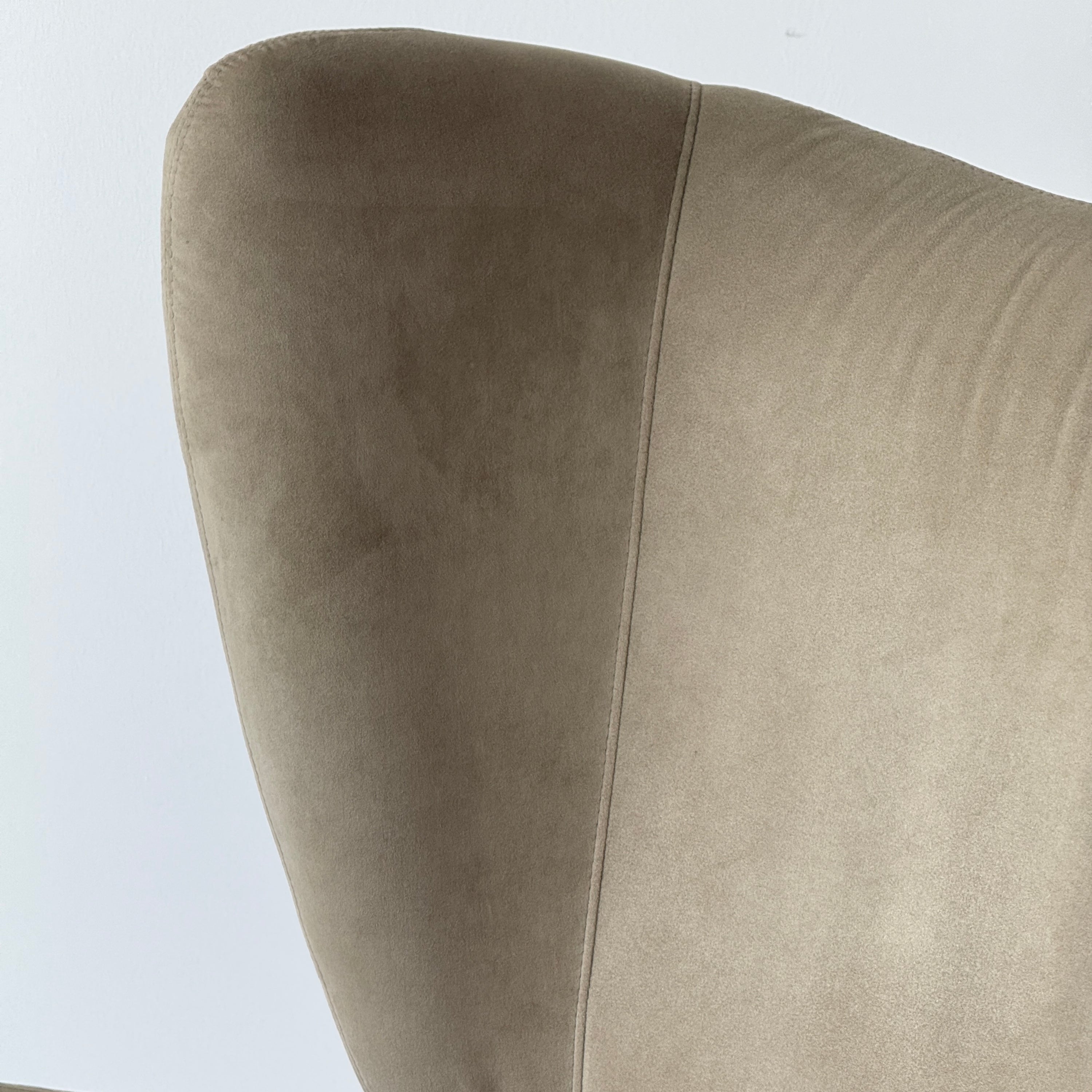 Fiftyish Wingback Chair by Vladimir Kagan for American Leather