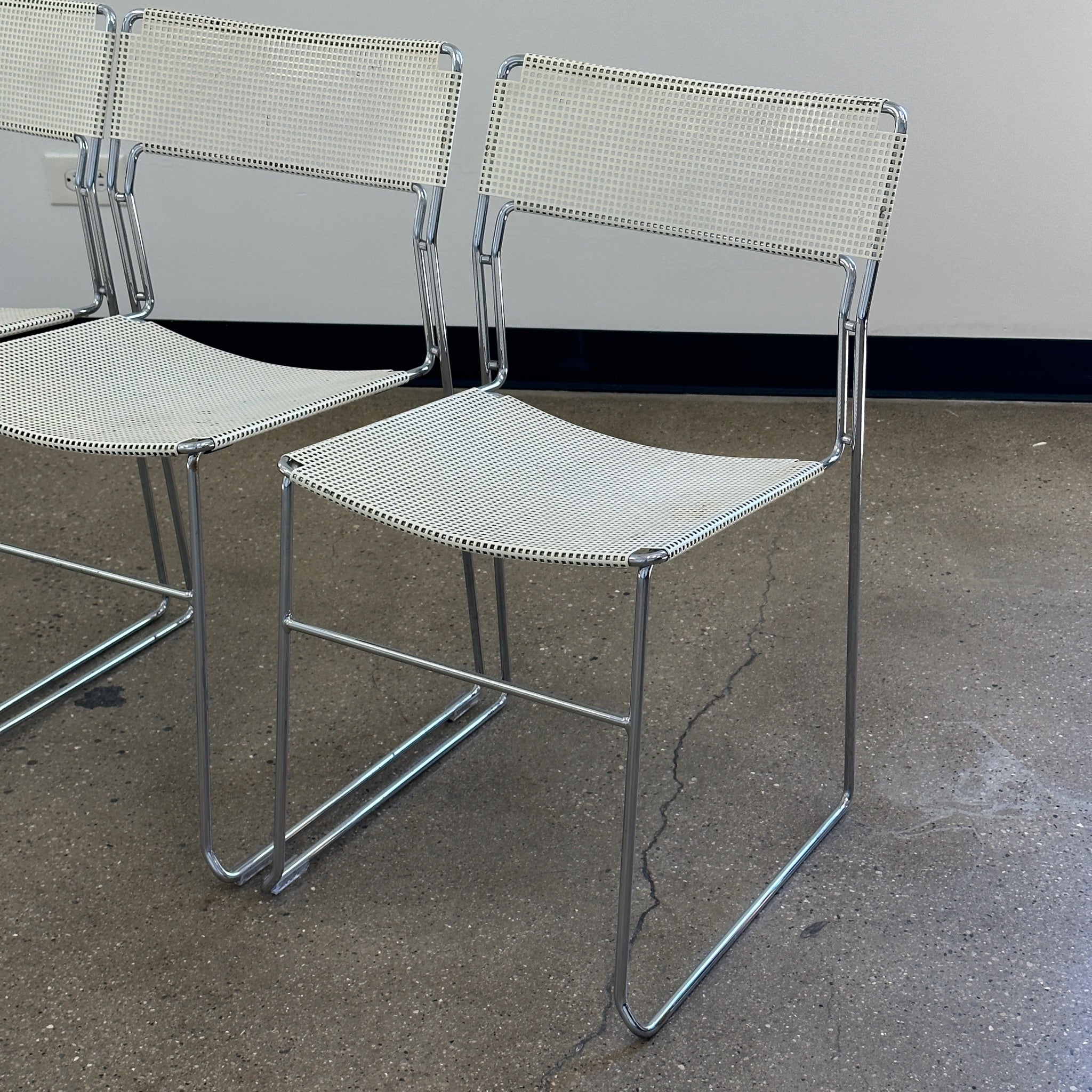 Sultana Metal Dining Chairs by Arrben Italy