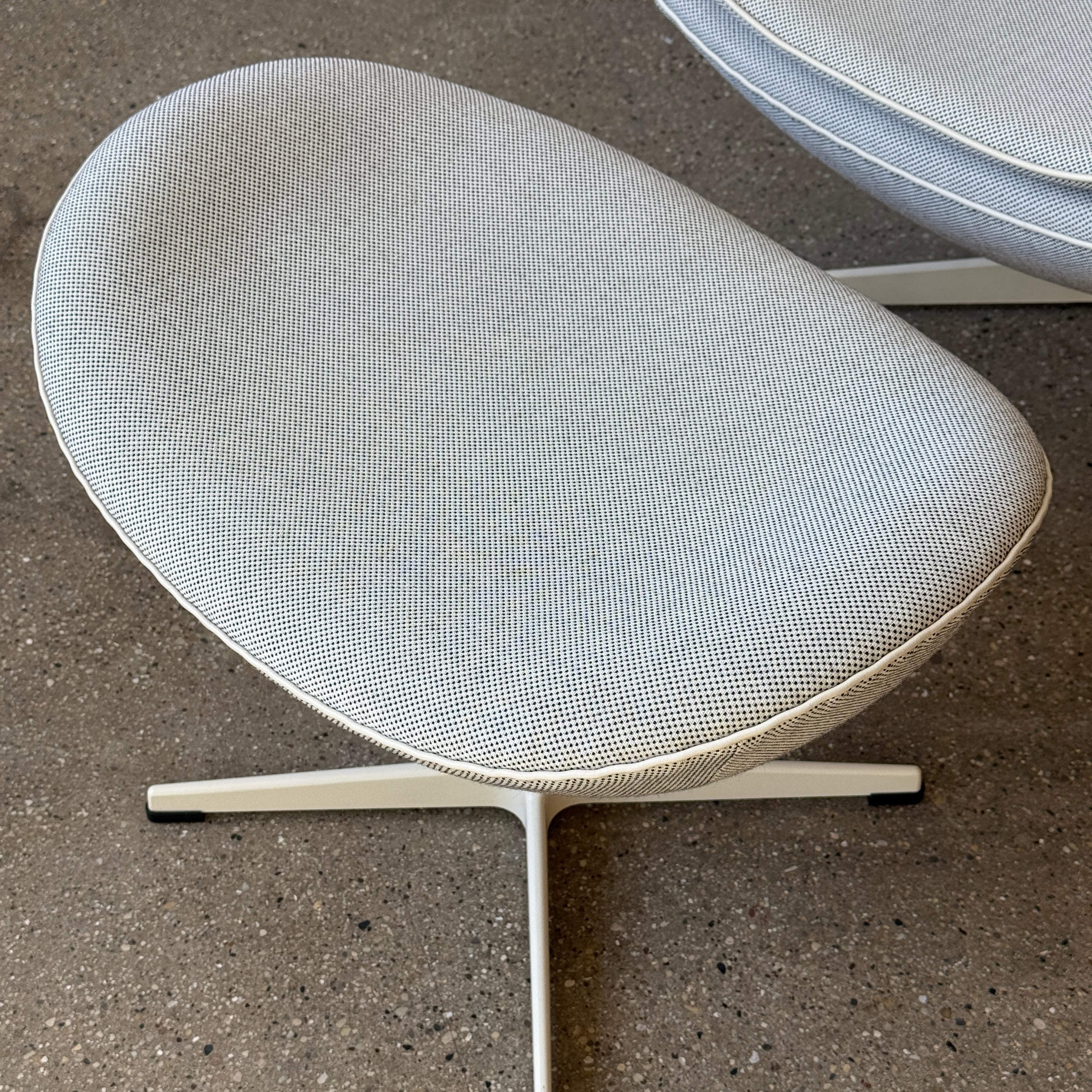 Egg Chair + Ottoman by Arne Jacobsen for Fritz Hansen