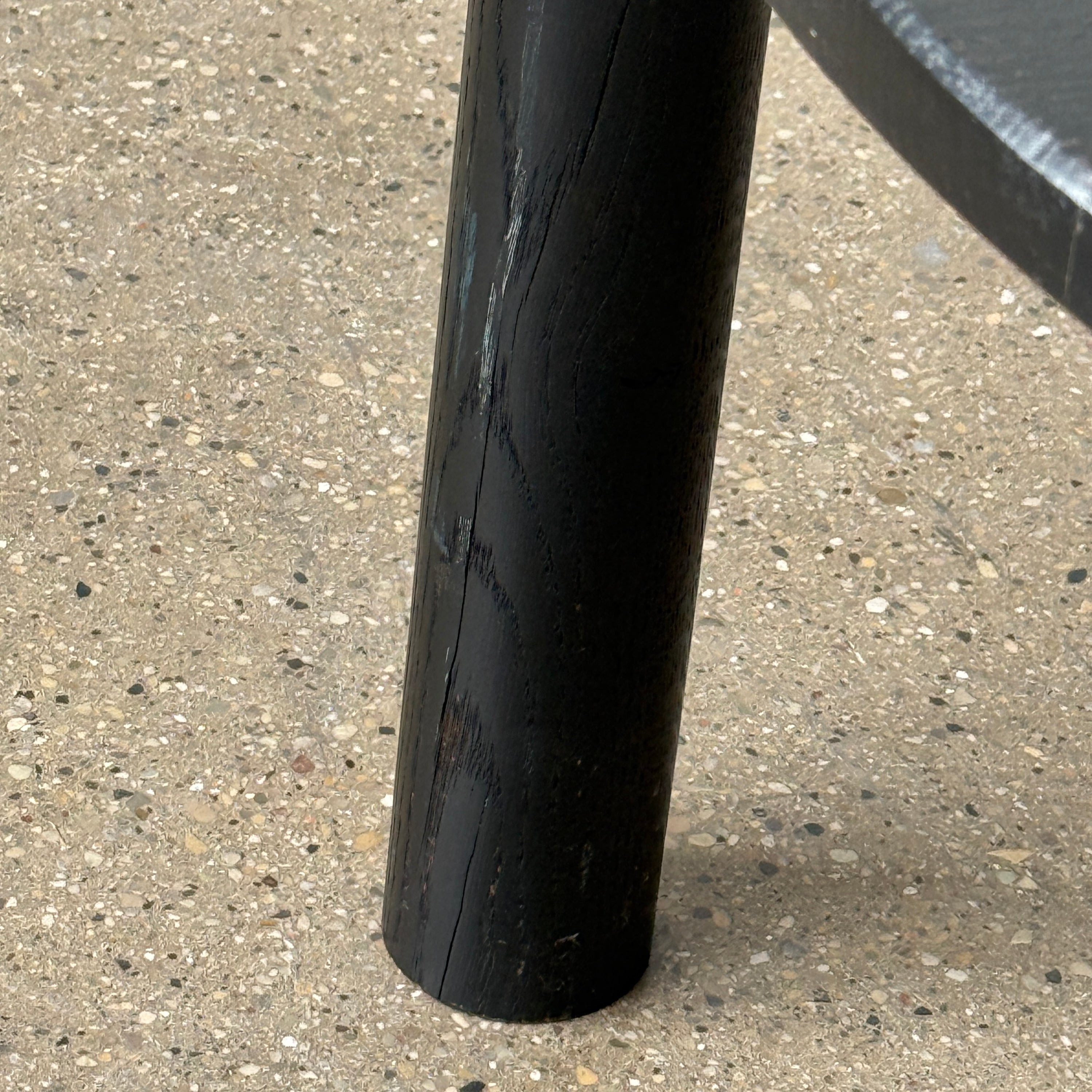 Studio Made Ebonized Circular Coffee Table