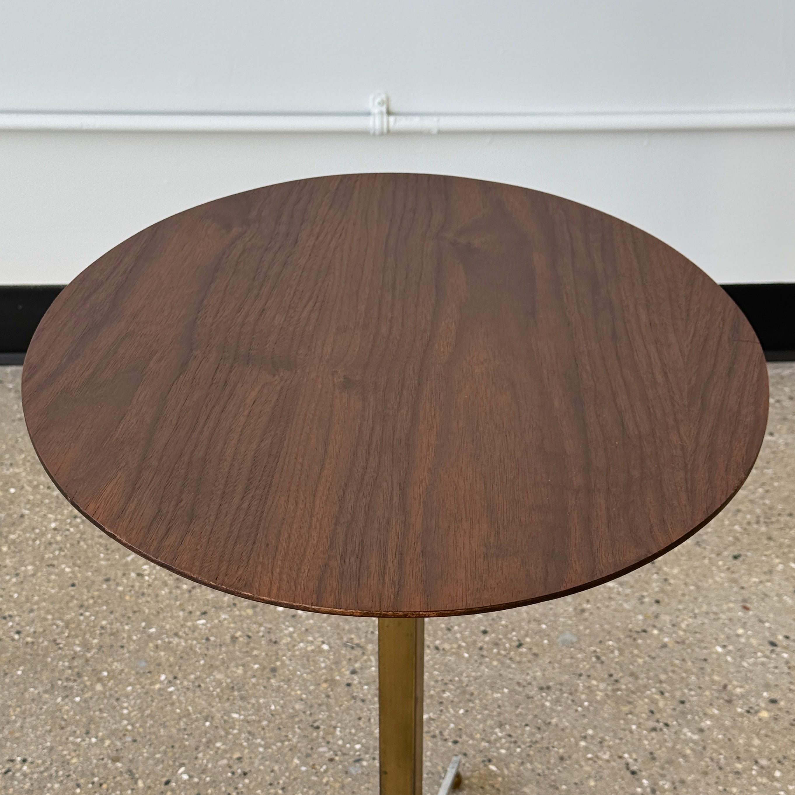 Walnut Mid Century Cocktail Side Table