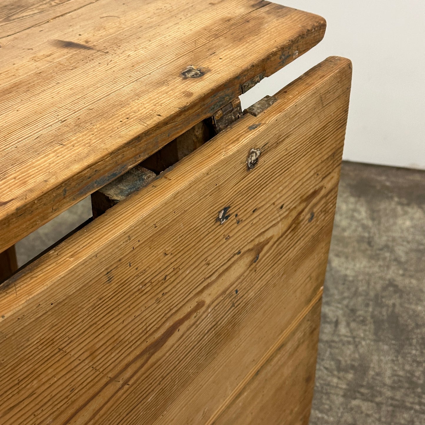 Antique Swedish Drop Leaf Dining Table