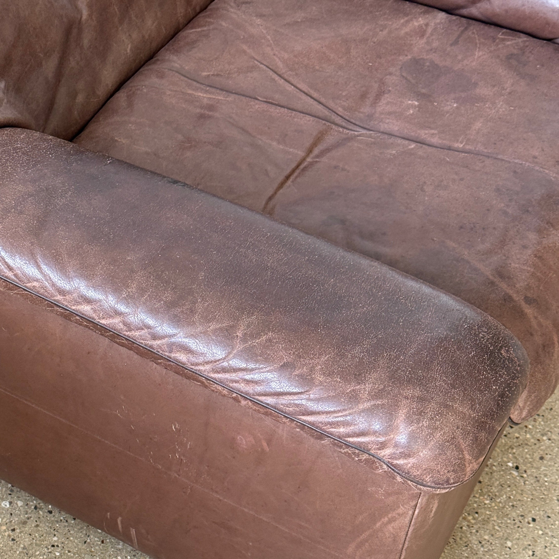 DS-66 Leather Lounge Chairs by De Sede