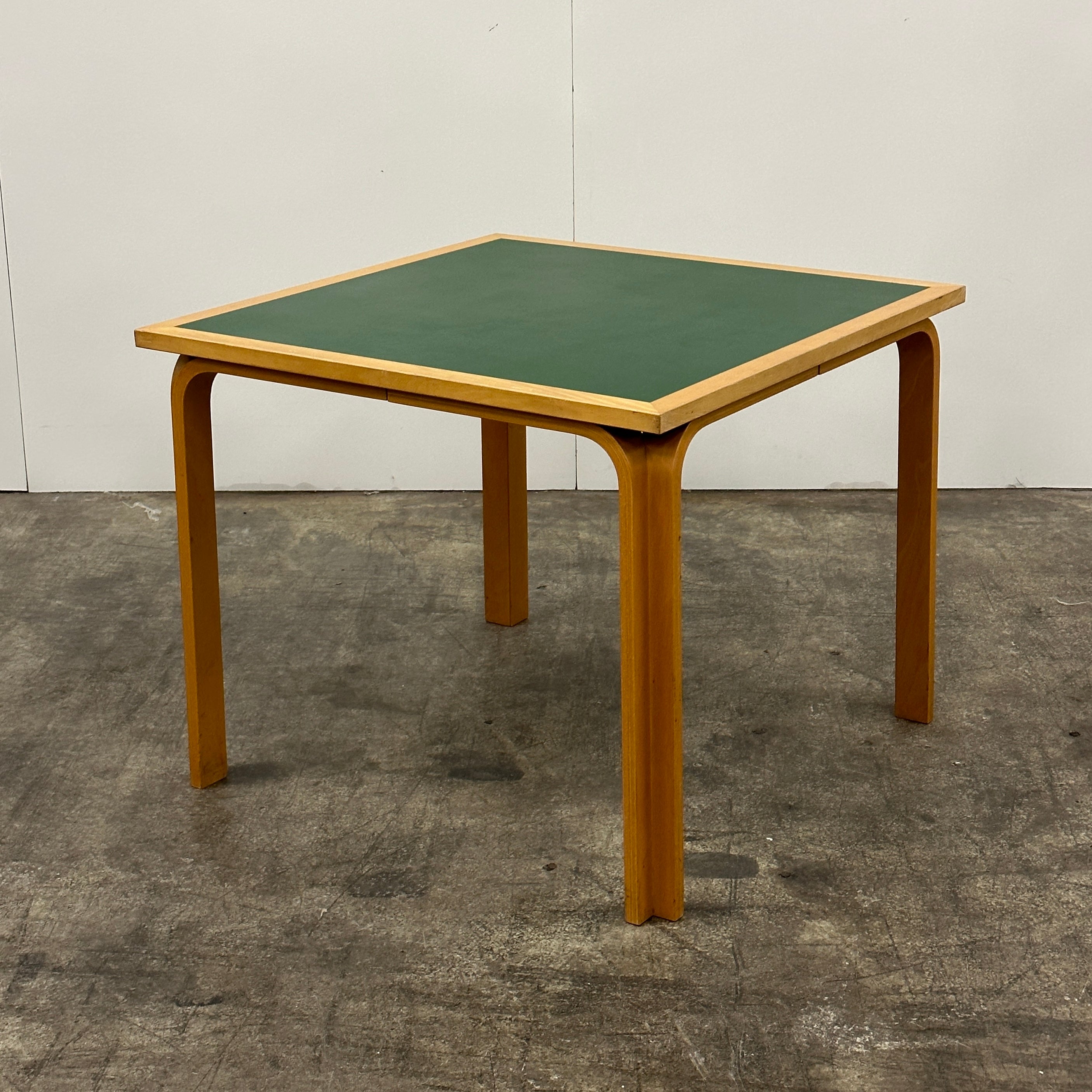 Square Green Table by Rud Thygesen and Johnny Sørensen for Magnus Olesen