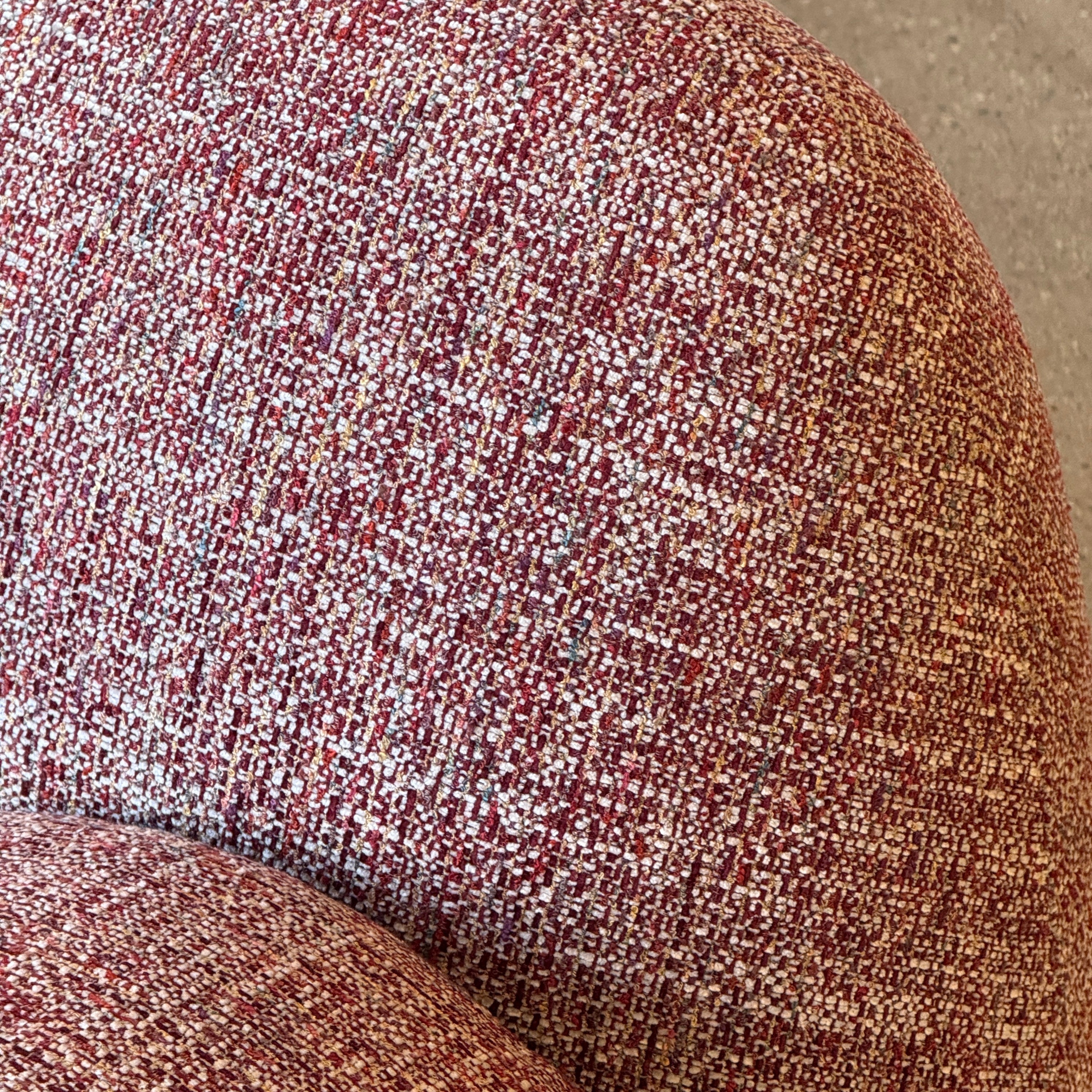 Overstuffed Low Italian Style Sofa