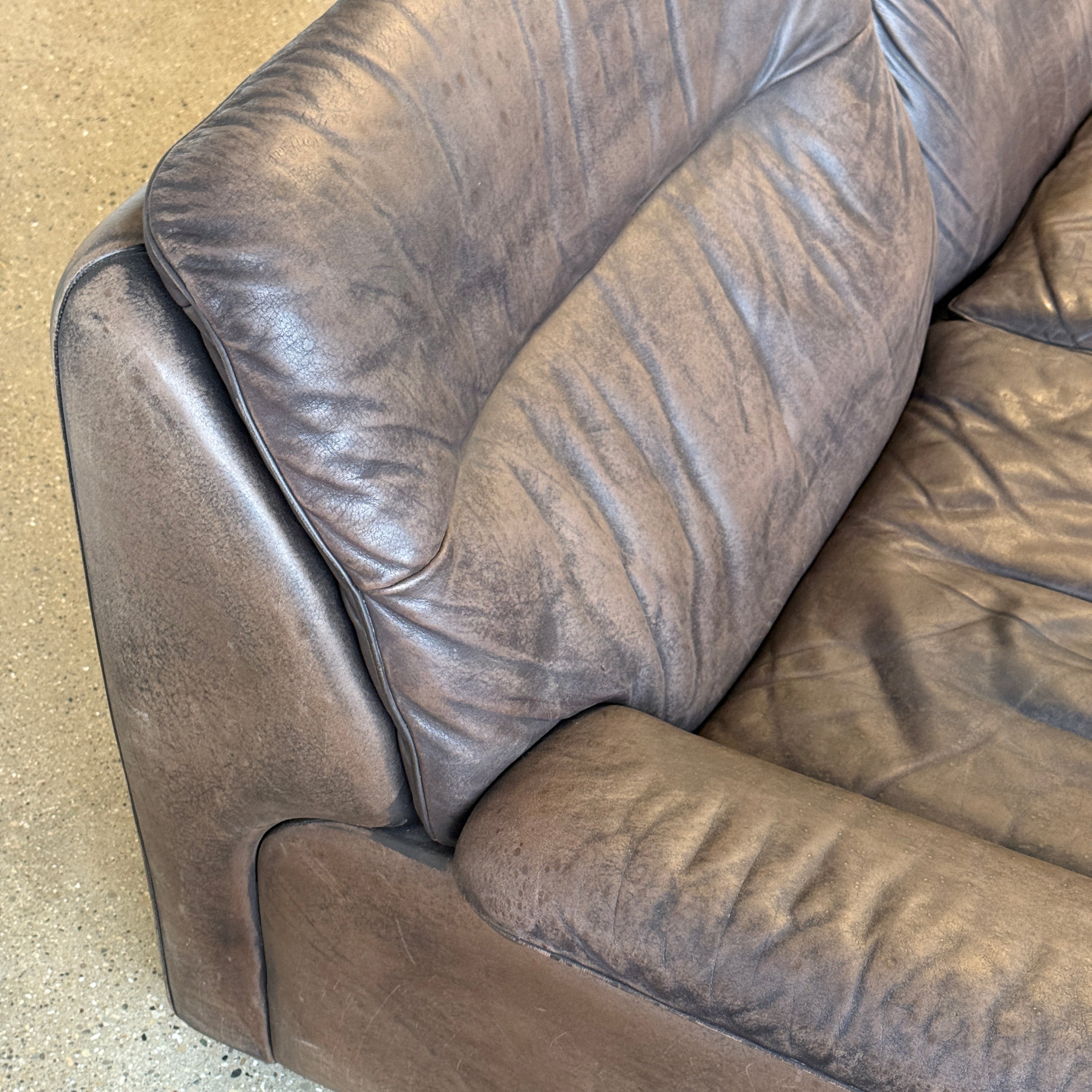 DS-66 Leather Sofa by De Sede