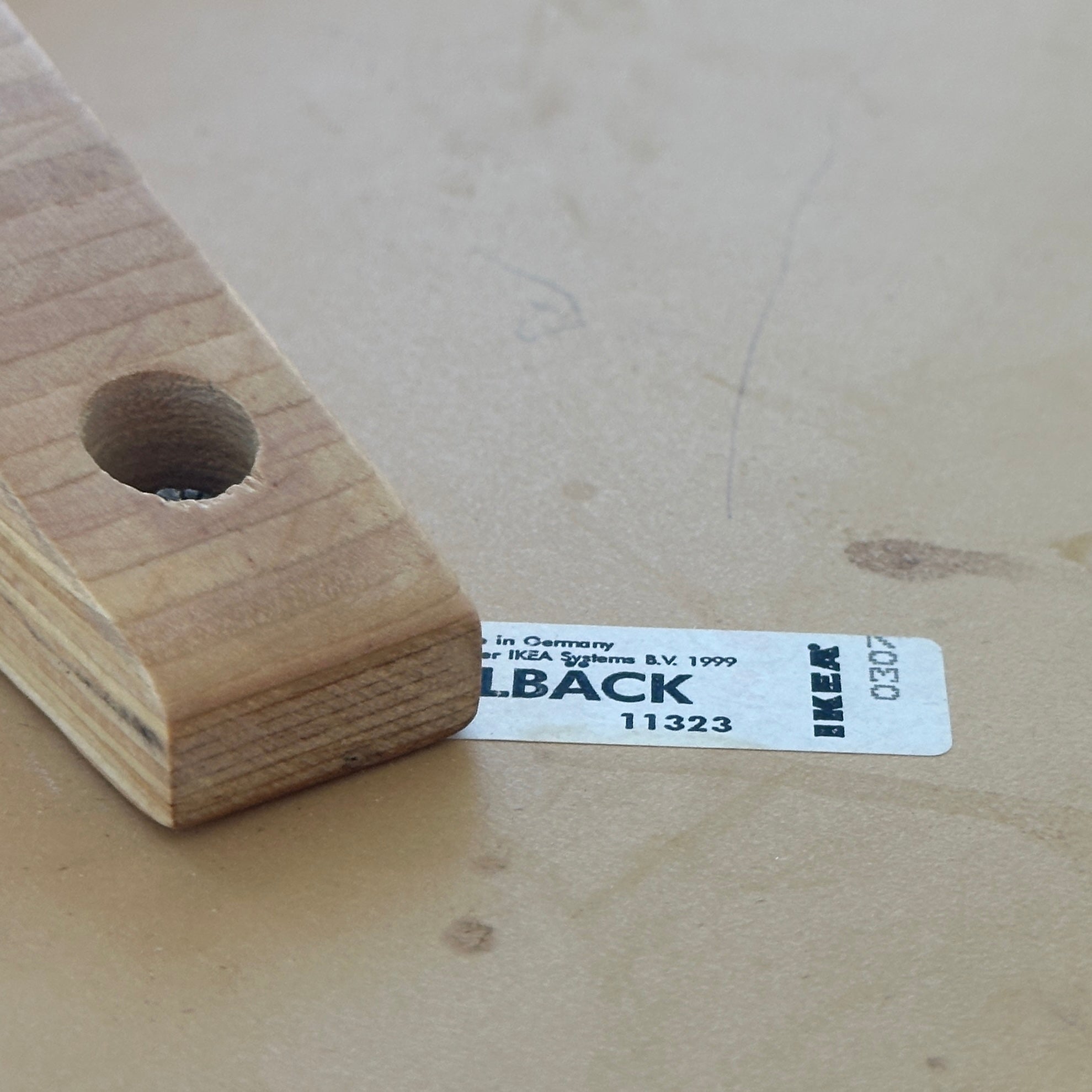 Alback Bentwood Dining Table by Ikea