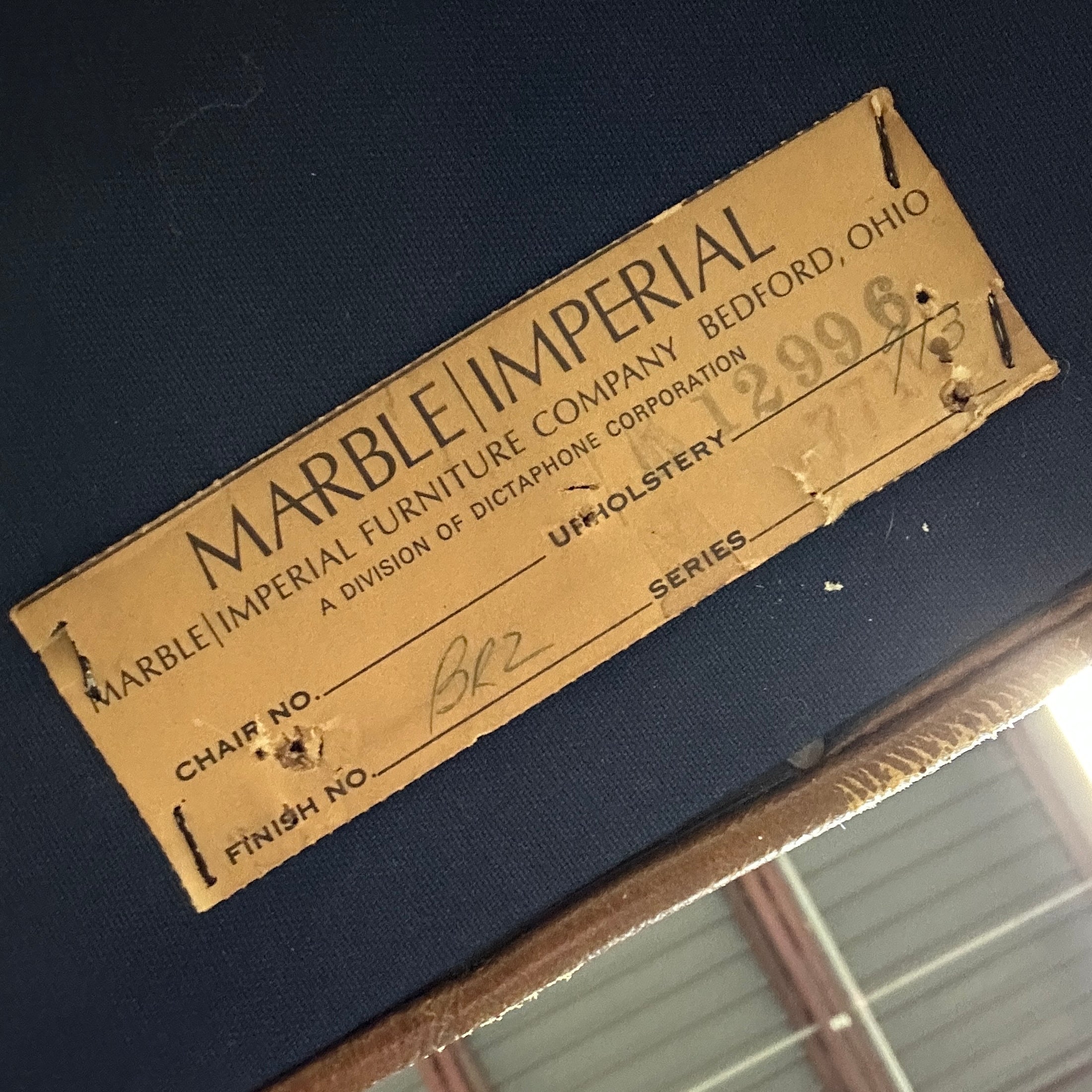 Leather Swivel Chair by Jens Risom for Marble Furniture