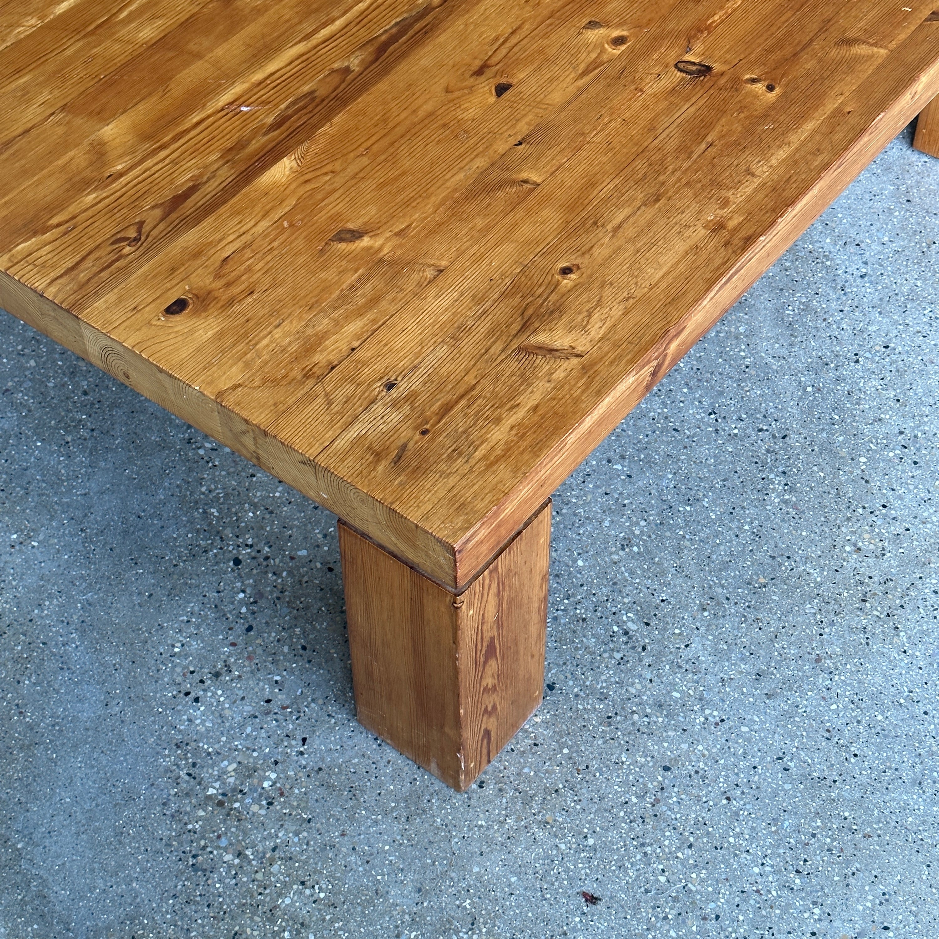Monumental Swedish Pine Coffee Table (Large)