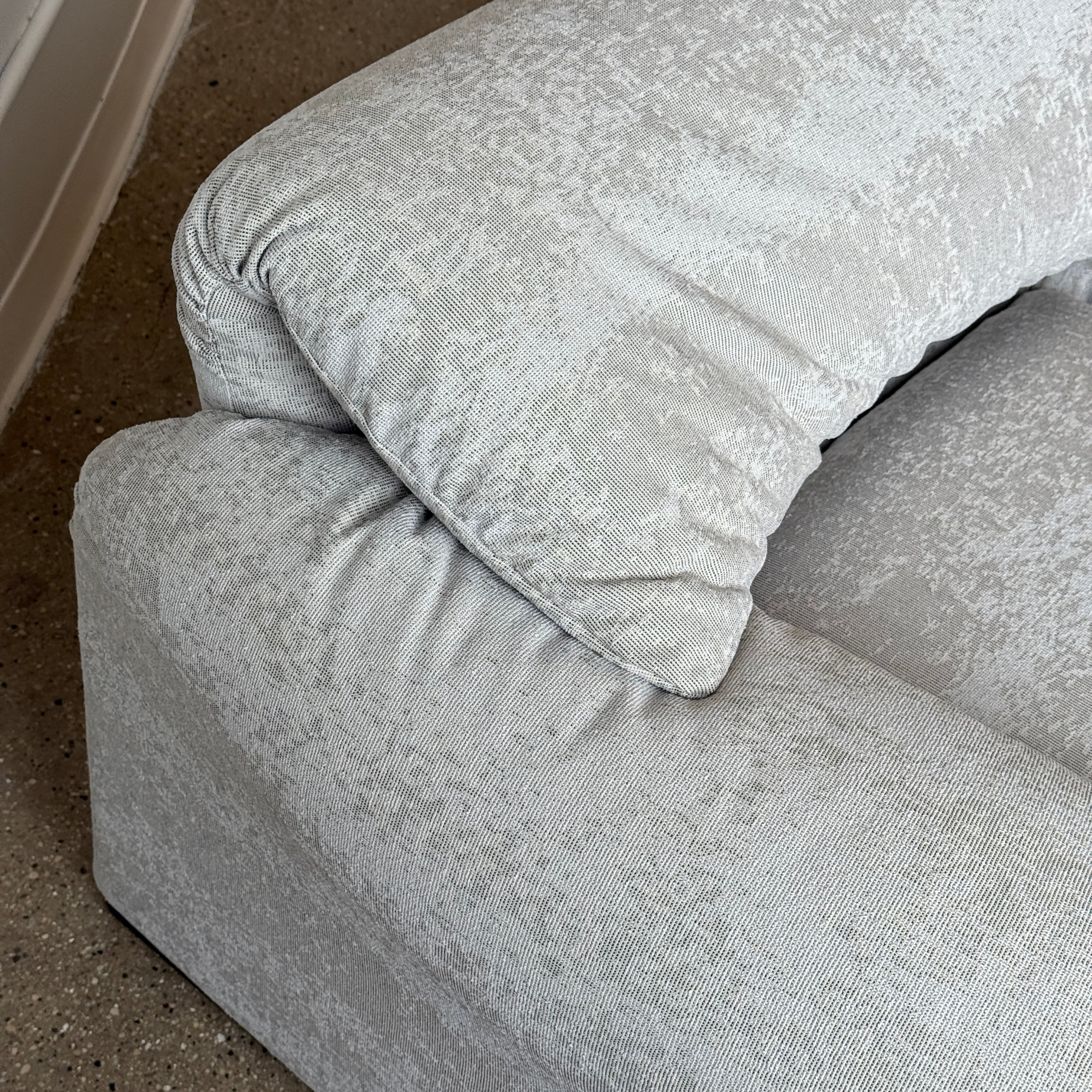 Maralunga Sofa + Ottoman by Vico Magistretti for Cassina