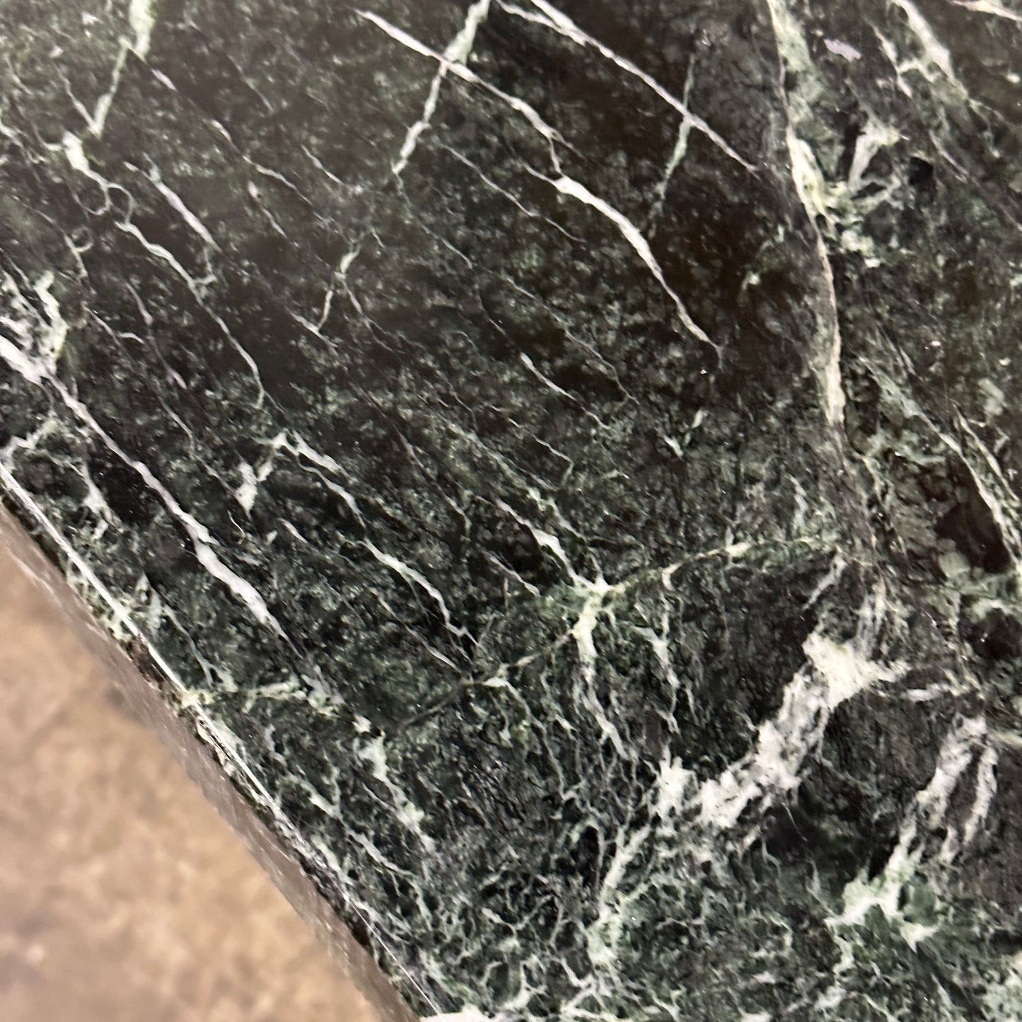 Swedish Green Marble Dining Table