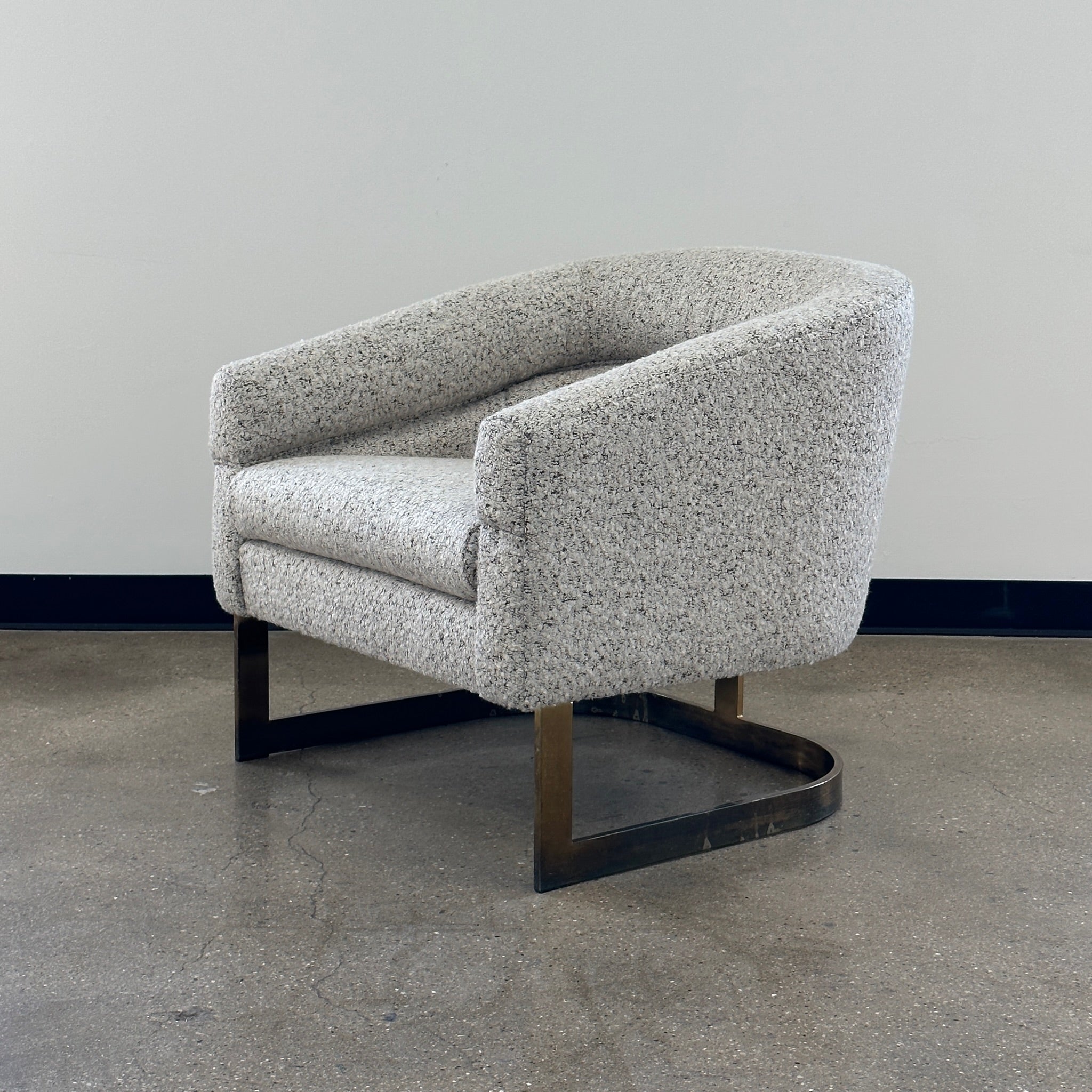 Channeled Postmodern Lounge Chair by Kipp Stewart for Directional