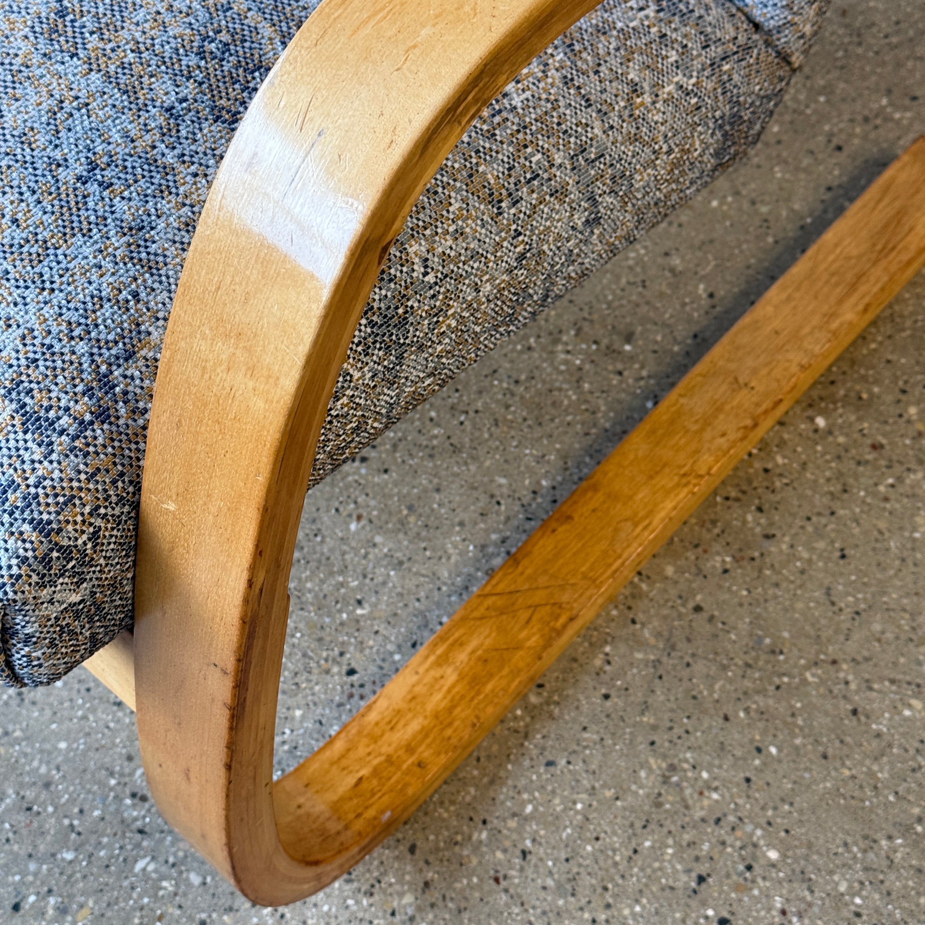 Model 401 + 402 Bentwood Lounge Chairs by Alvar Aalto for Artek