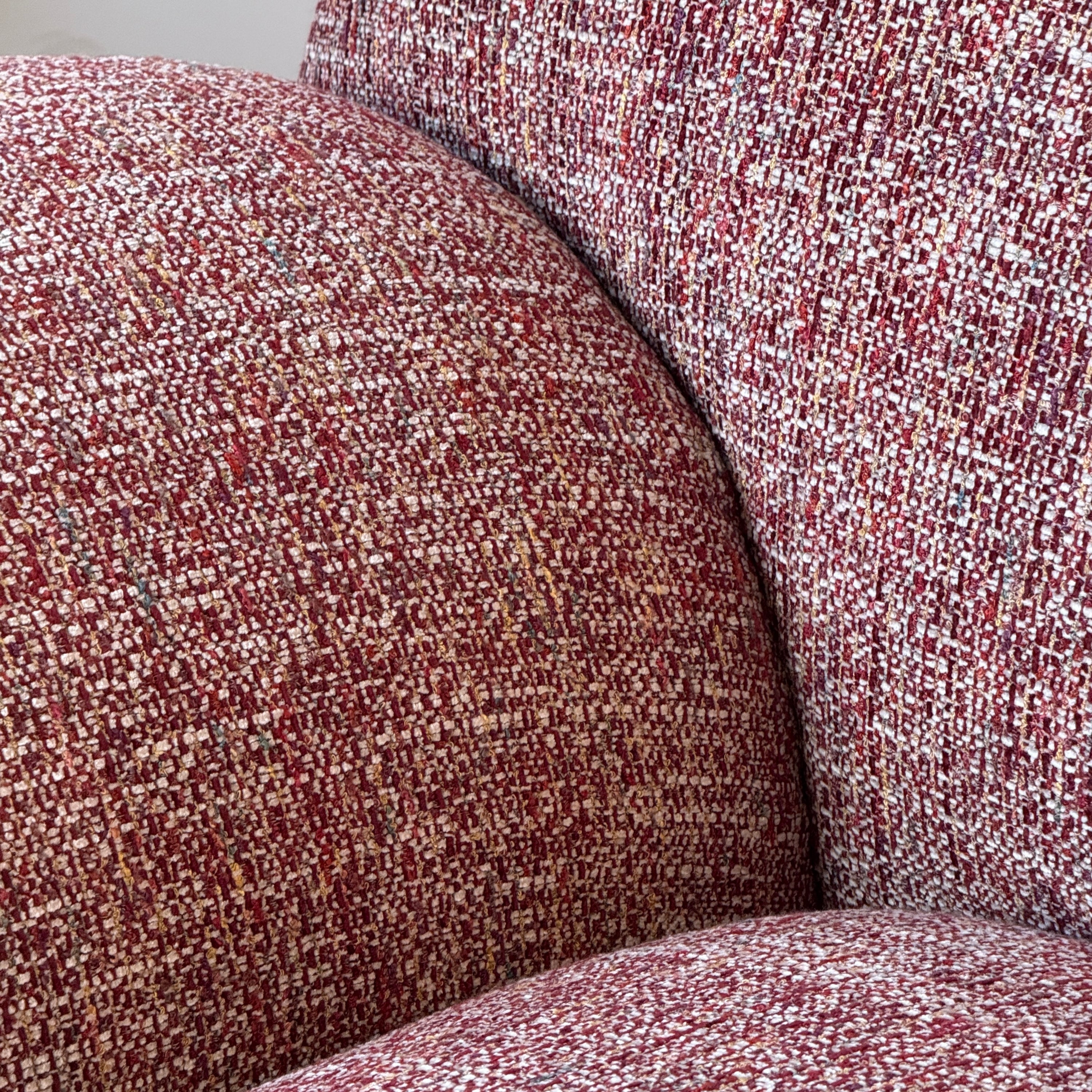 Overstuffed Low Italian Style Sofa