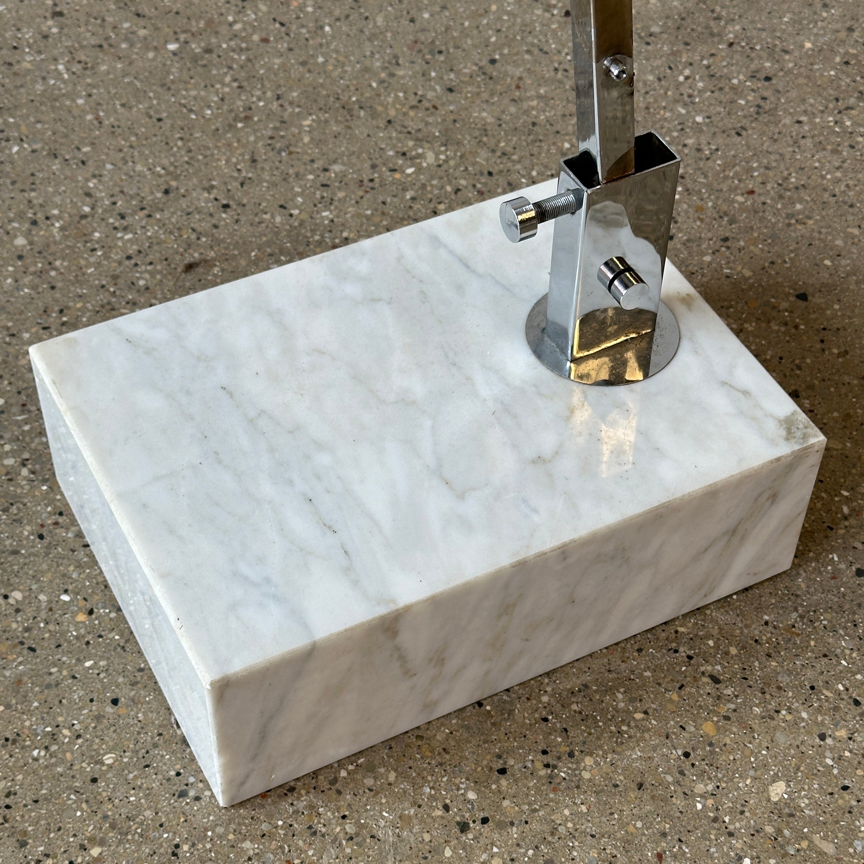 Vintage Marble Extendable Arc Lamp