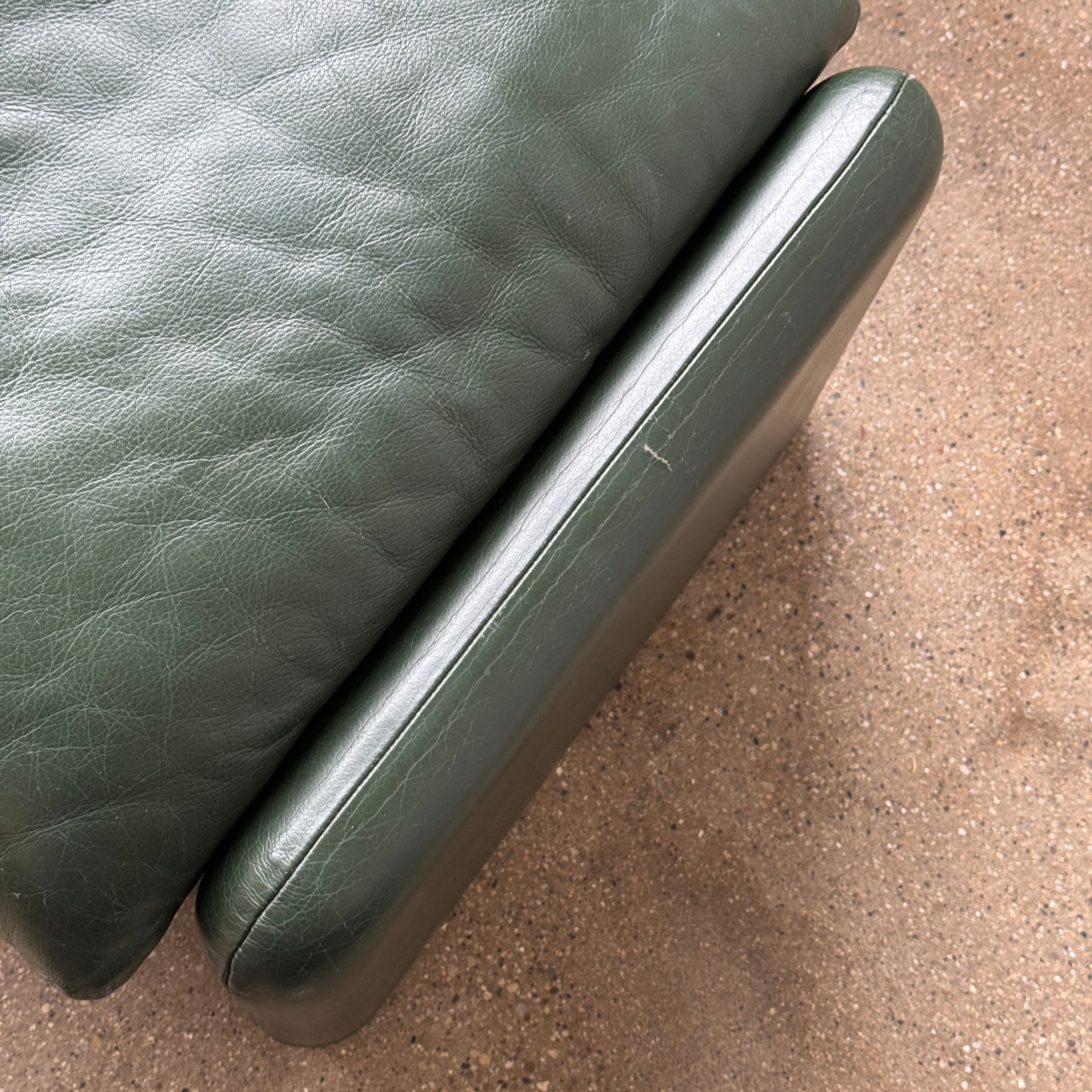 Maralunga Chair + Ottoman by Vico Magistretti for Cassina