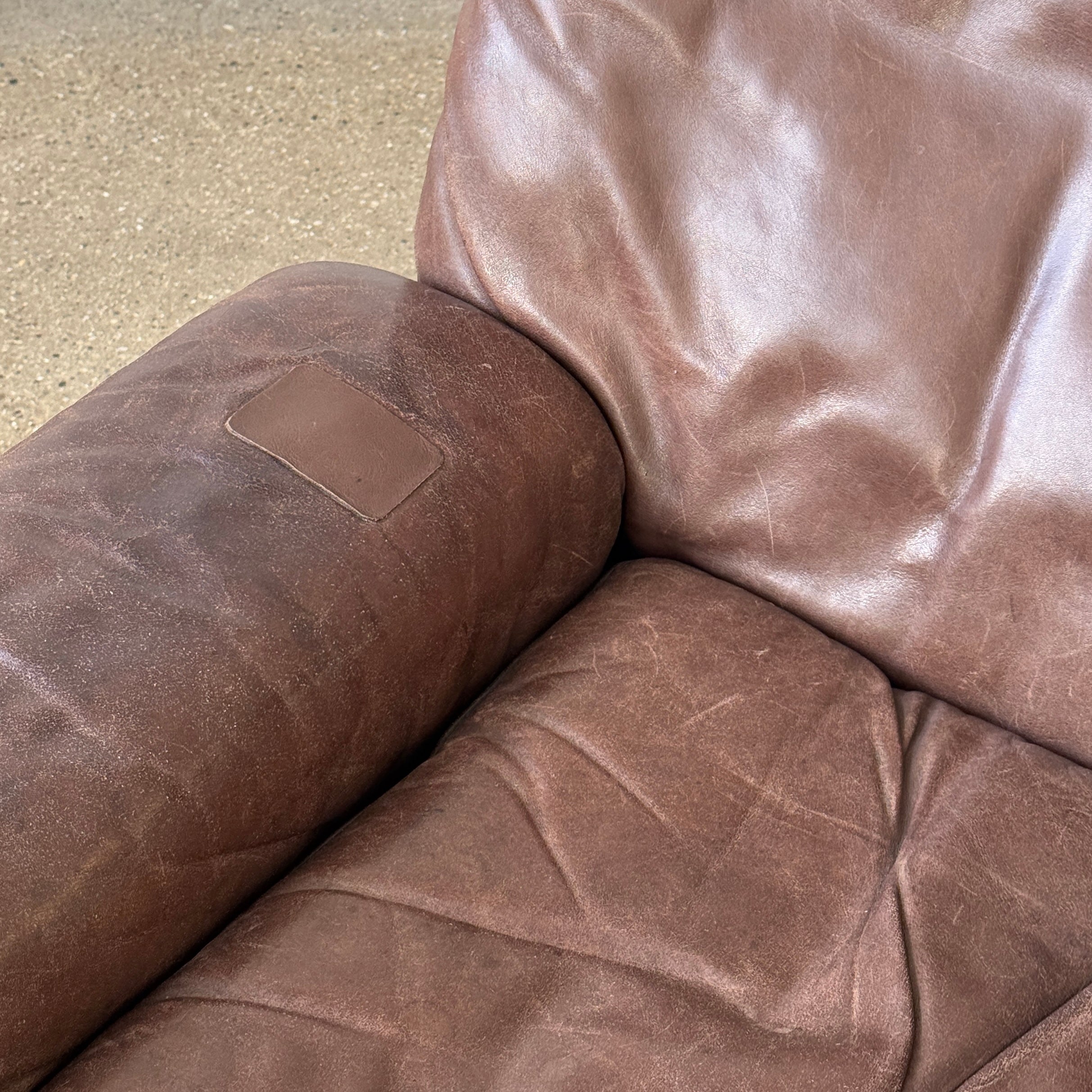 DS-66 Leather Lounge Chairs by De Sede