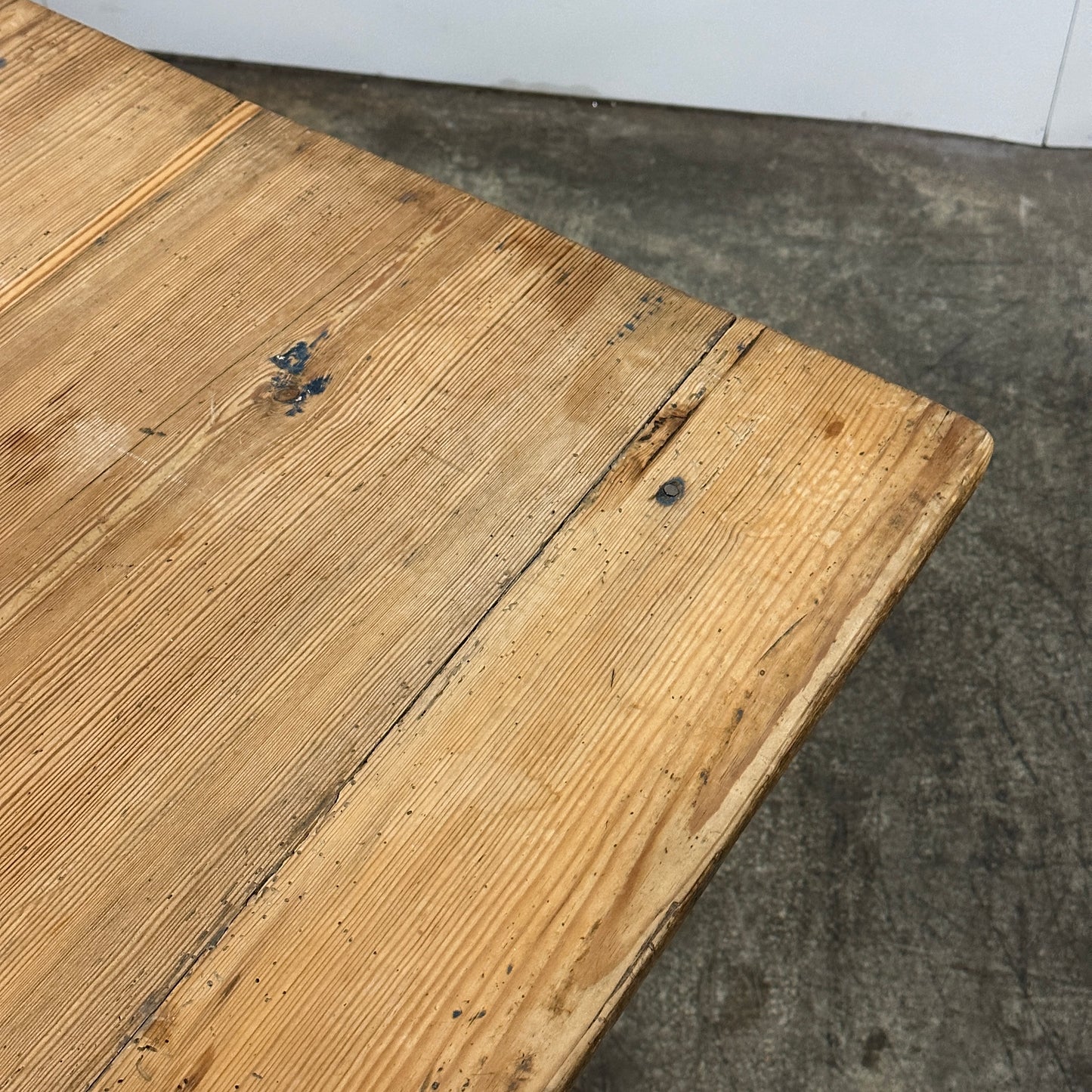 Antique Swedish Drop Leaf Dining Table