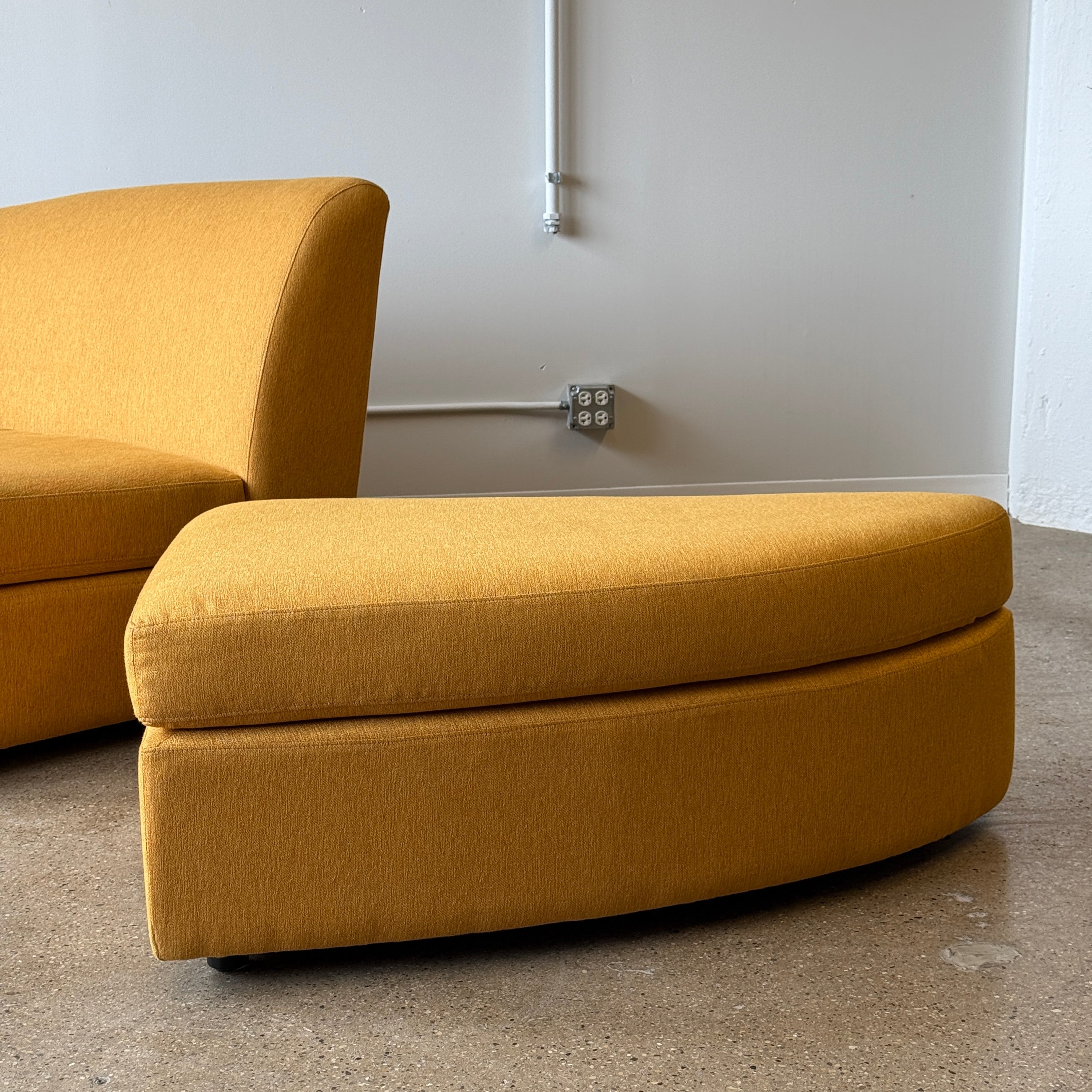 Serpentine Wave Sofa by Vladimir Kagan for American Leather