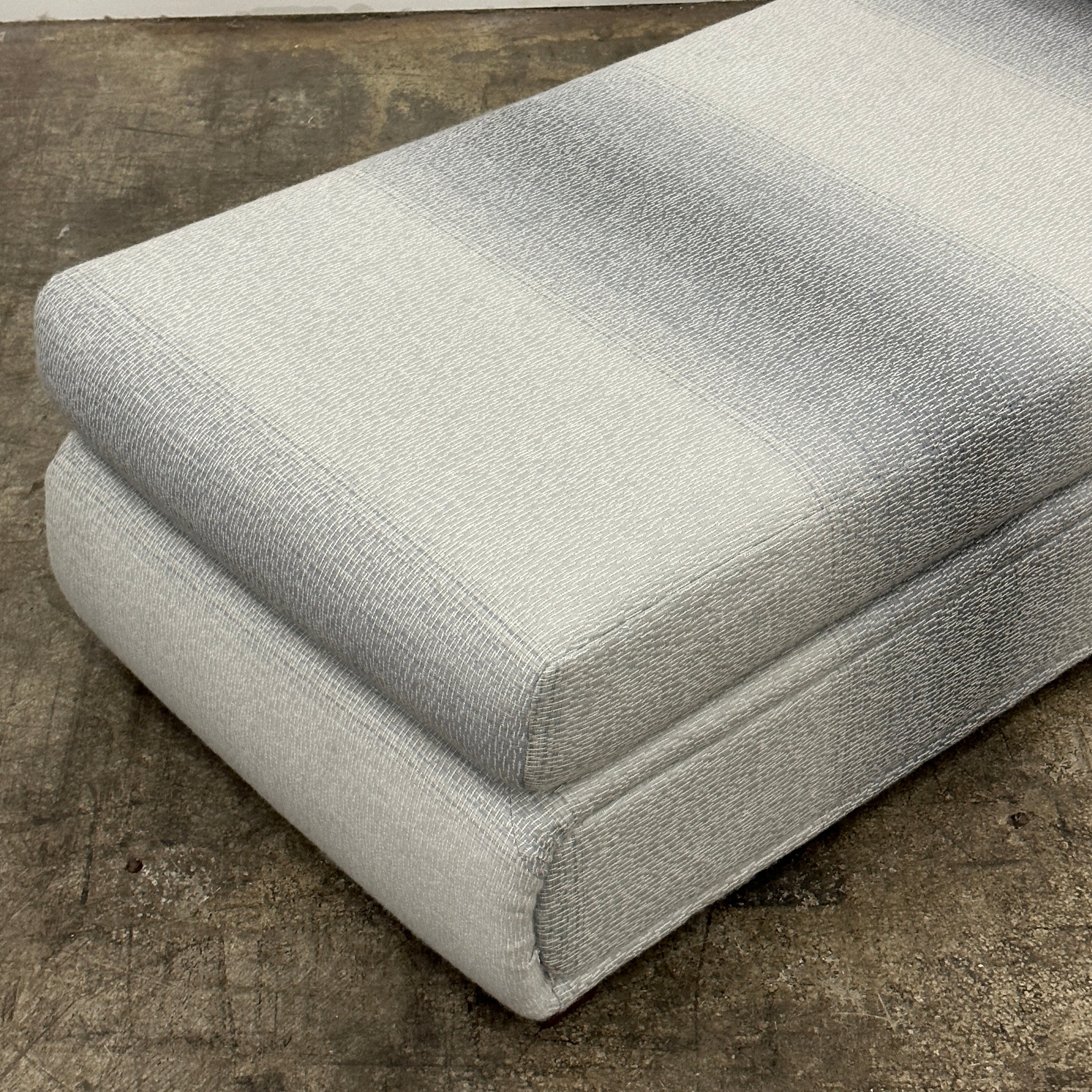 Postmodern Bullnose Chaise by Carson’s of High Point