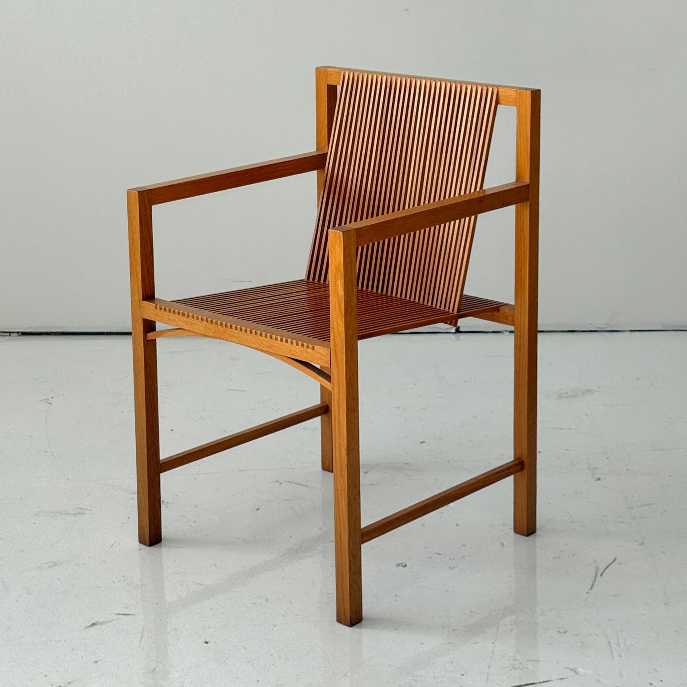 Wooden Slat Side Chair by Rudy Jan Kokke for Spectrum