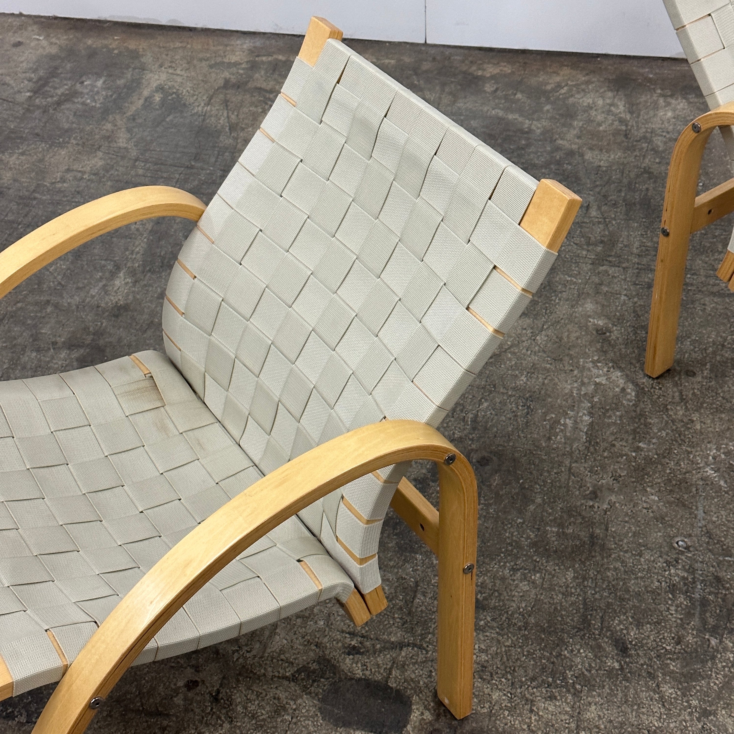 Bentwood Woven Accent Chairs by Kvist Møbler