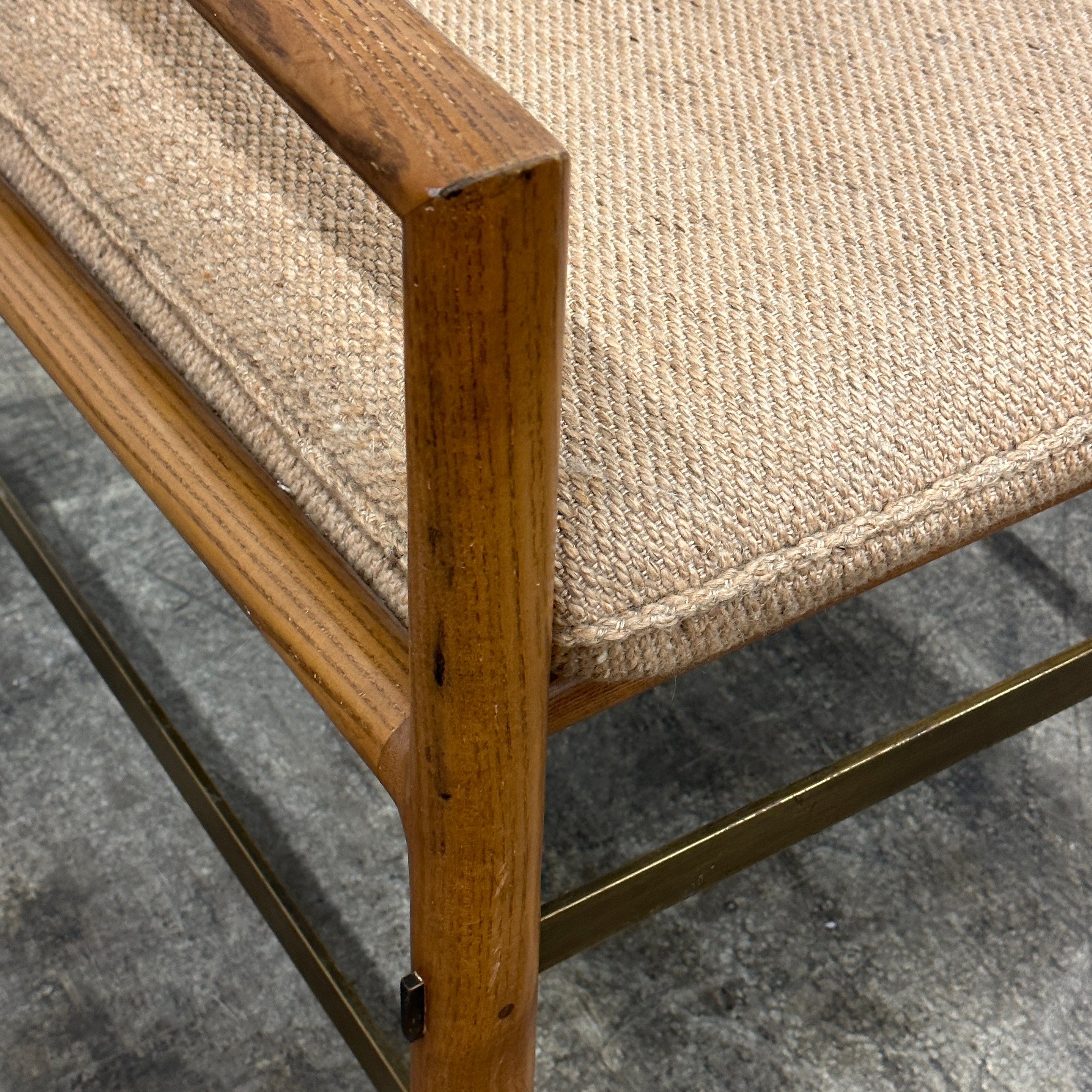 Vintage Ash Club Chair by Edward Wormley for Dunbar