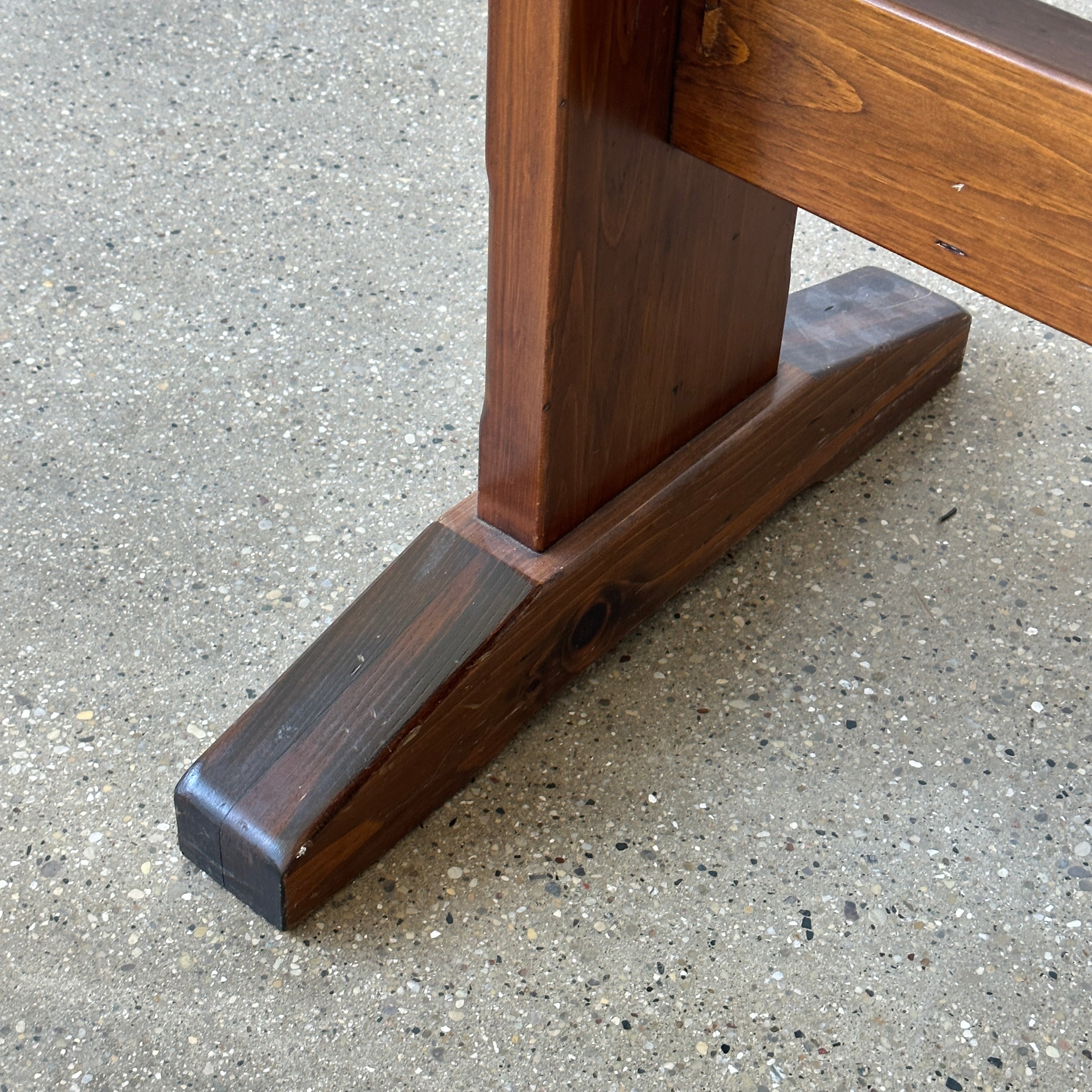 Antique Pine Tavern Desk