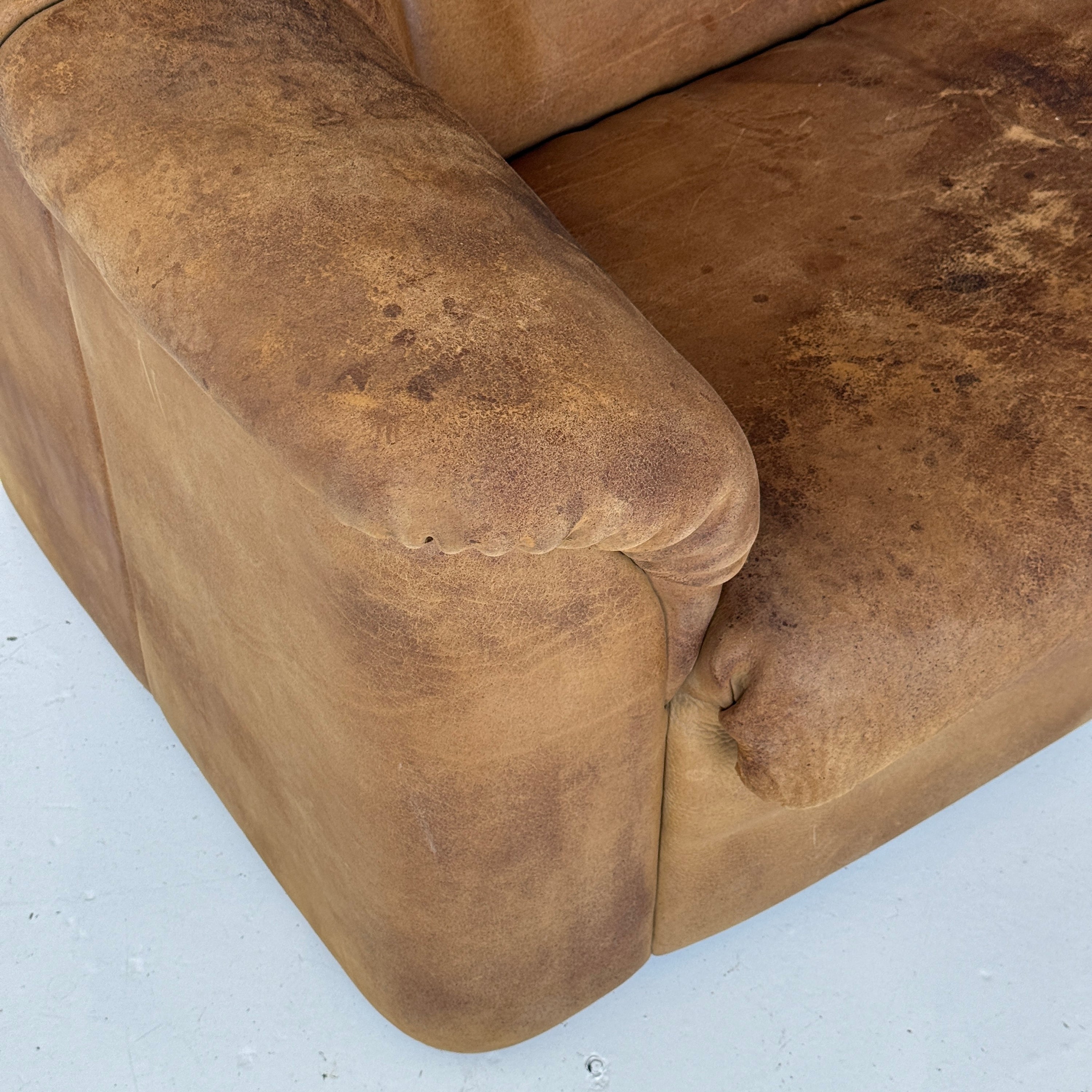 DS-95 Buffalo Leather Sofa by De Sede