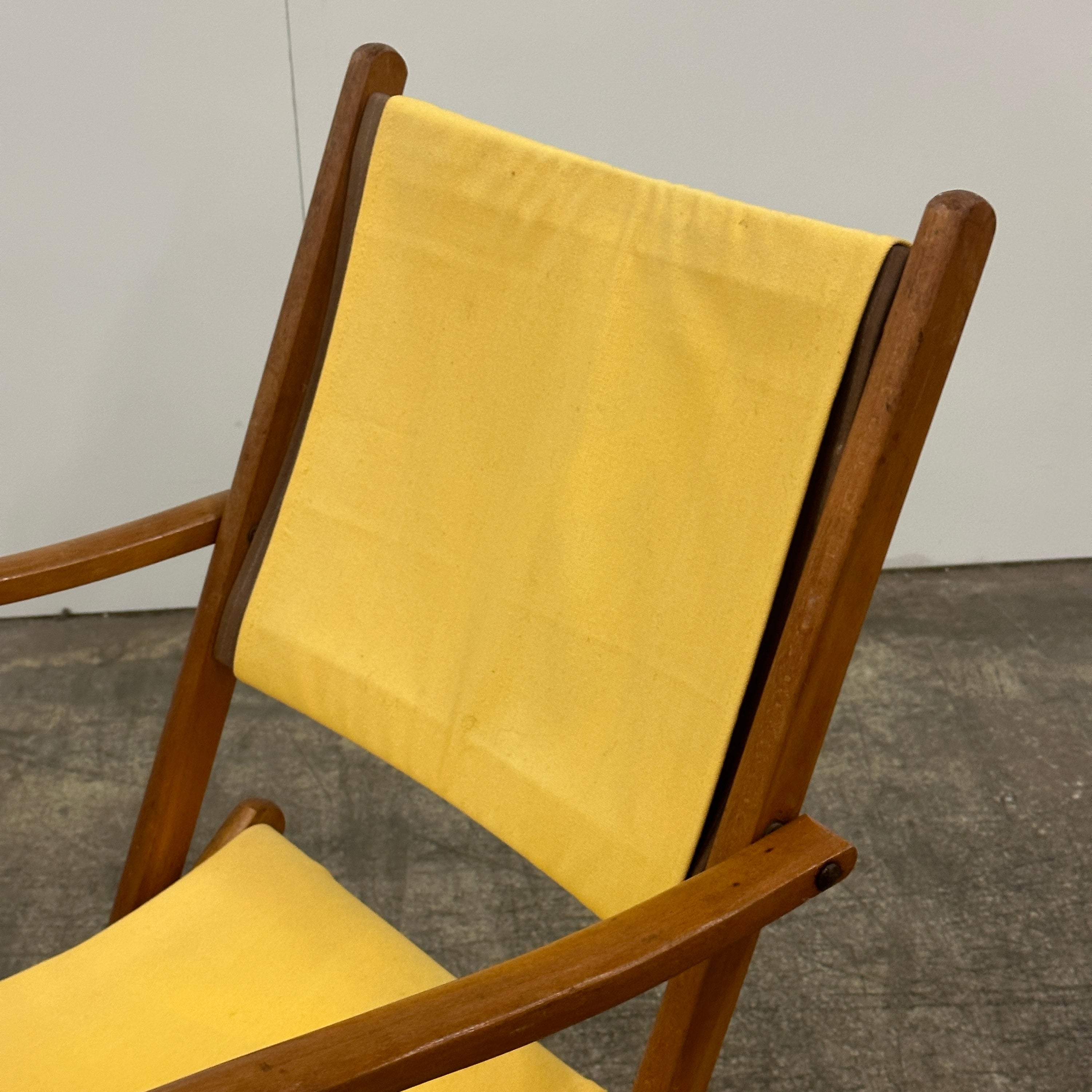 Vintage Danish Folding Chair by Torck