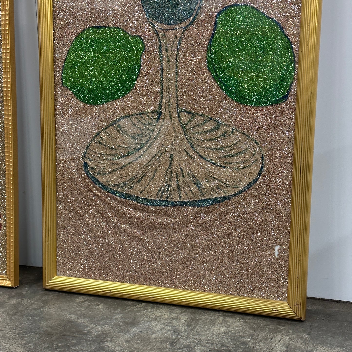 Vintage Glitter Cocktail Art