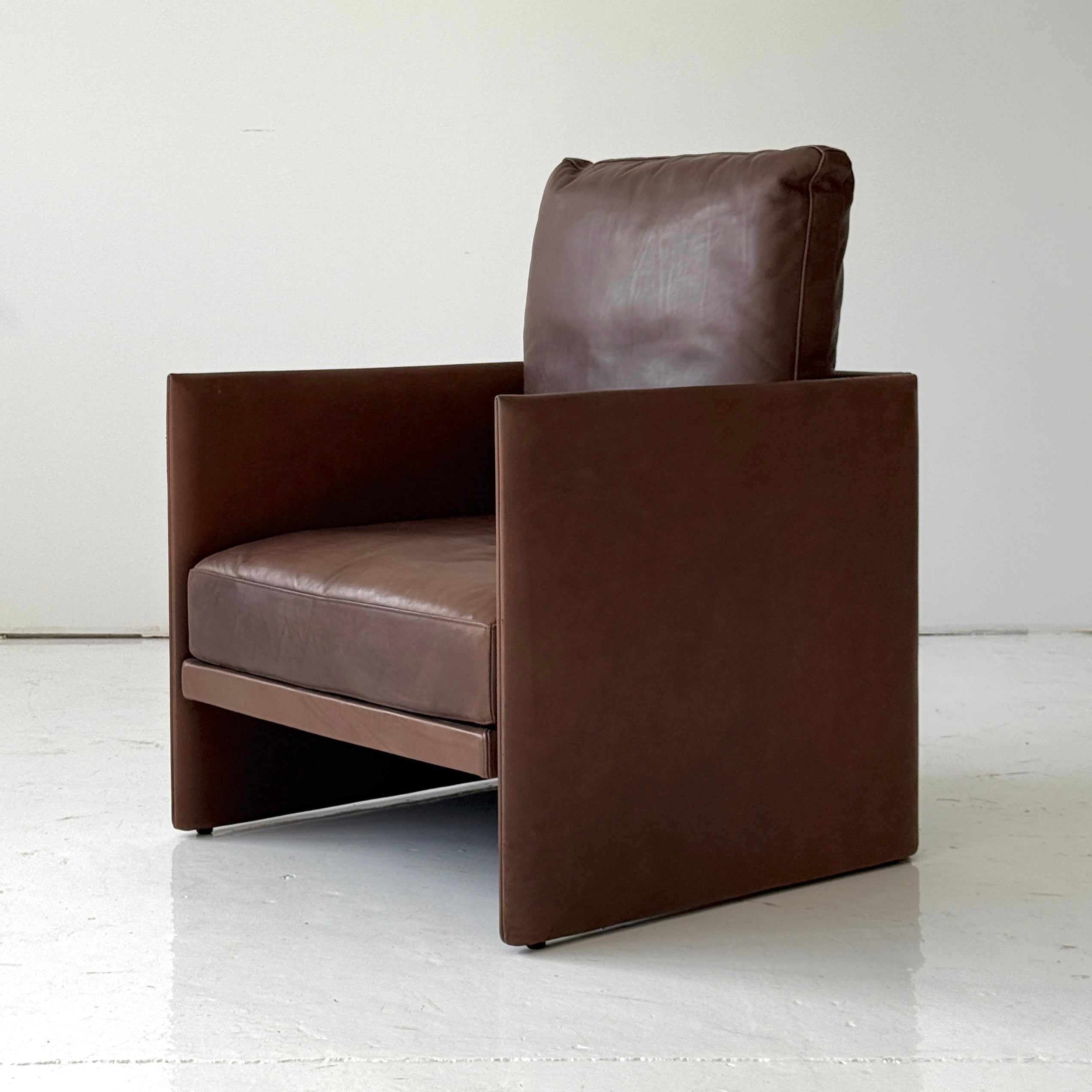 Leather Toot Chair by Piero Lissoni for Cassina